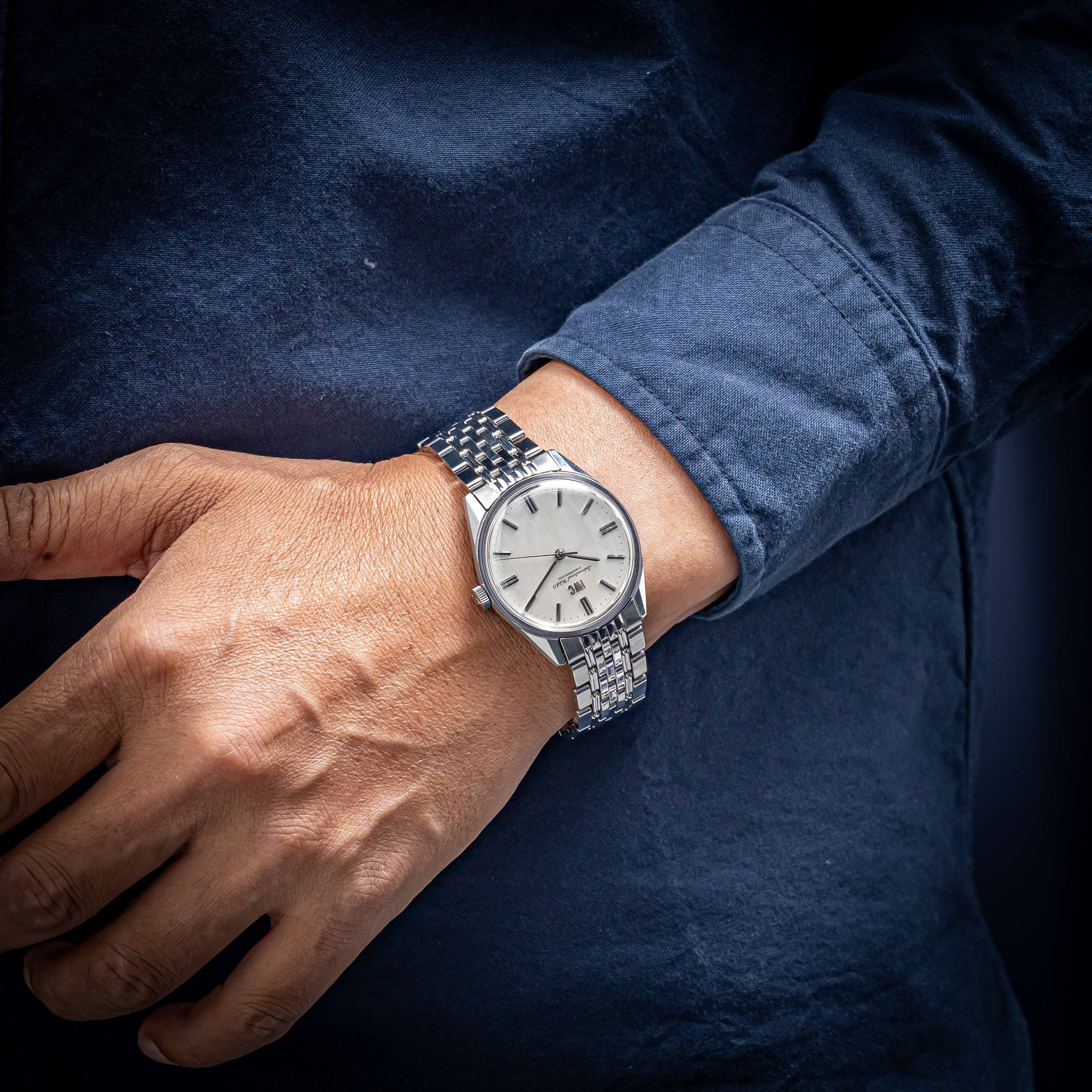 IWC ラウンド 1970年製(昭和45年製) Cal.89 手巻き 箱ギャラ R810 純正ブレス