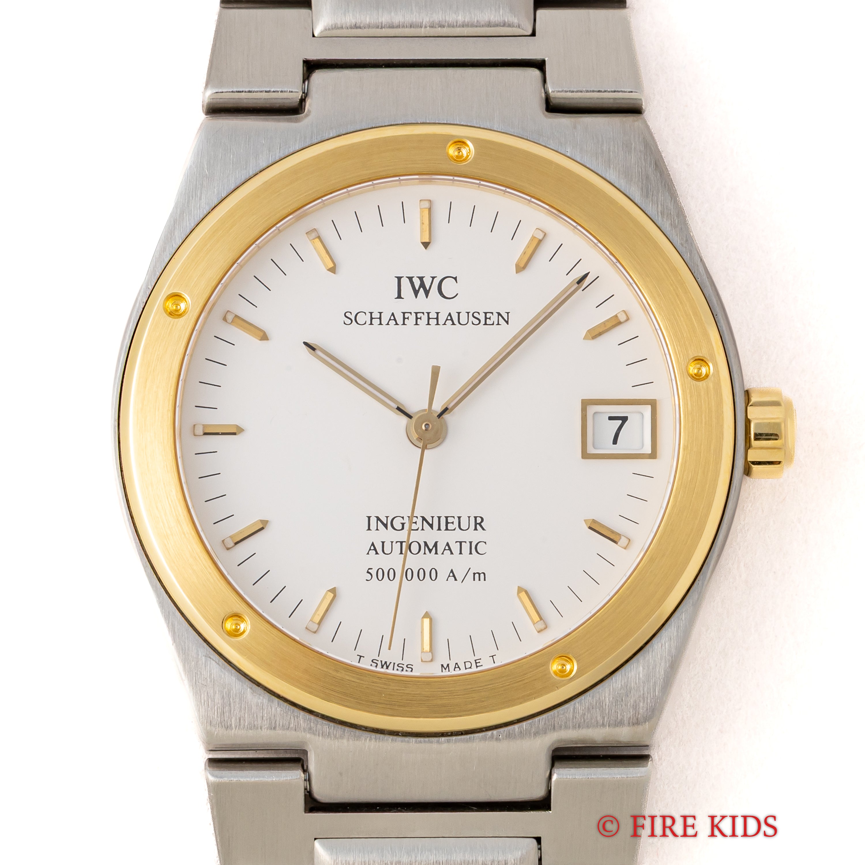 IWC インヂュニア 1992年製 Ref.3508 コンビ ジェンタデザイン 耐磁時計 自動巻きクロノメーター