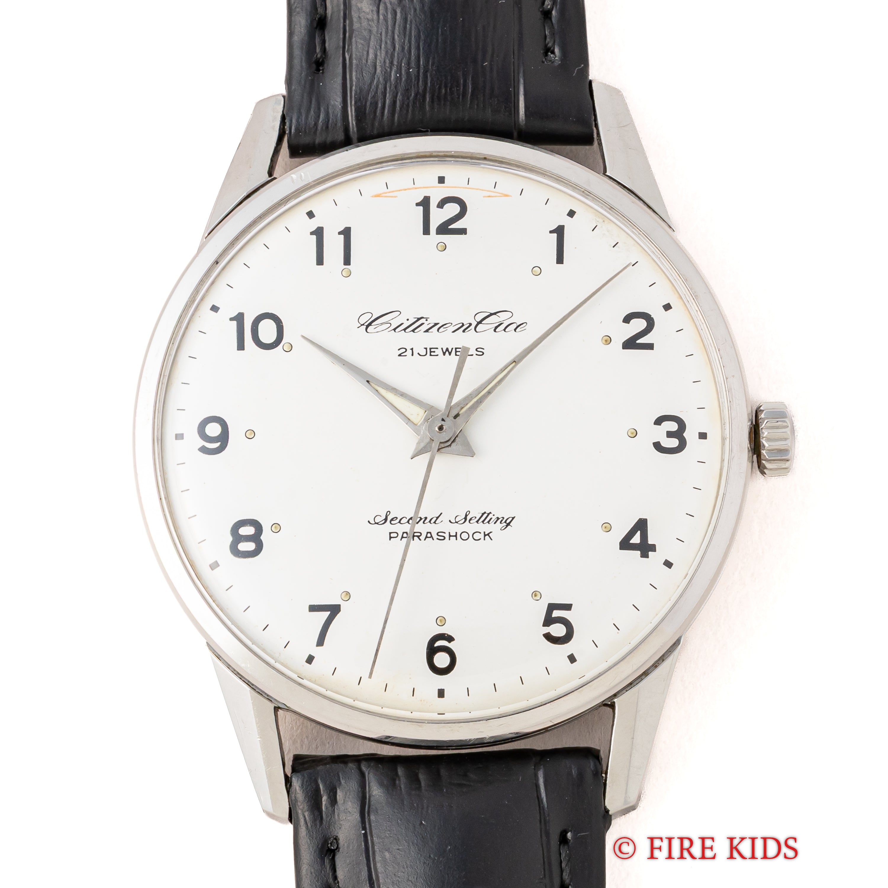 シチズン エース 国鉄 1966年製 鹿児島鉄道管理局 手巻き 鉄道時計 秒針規制機能付き