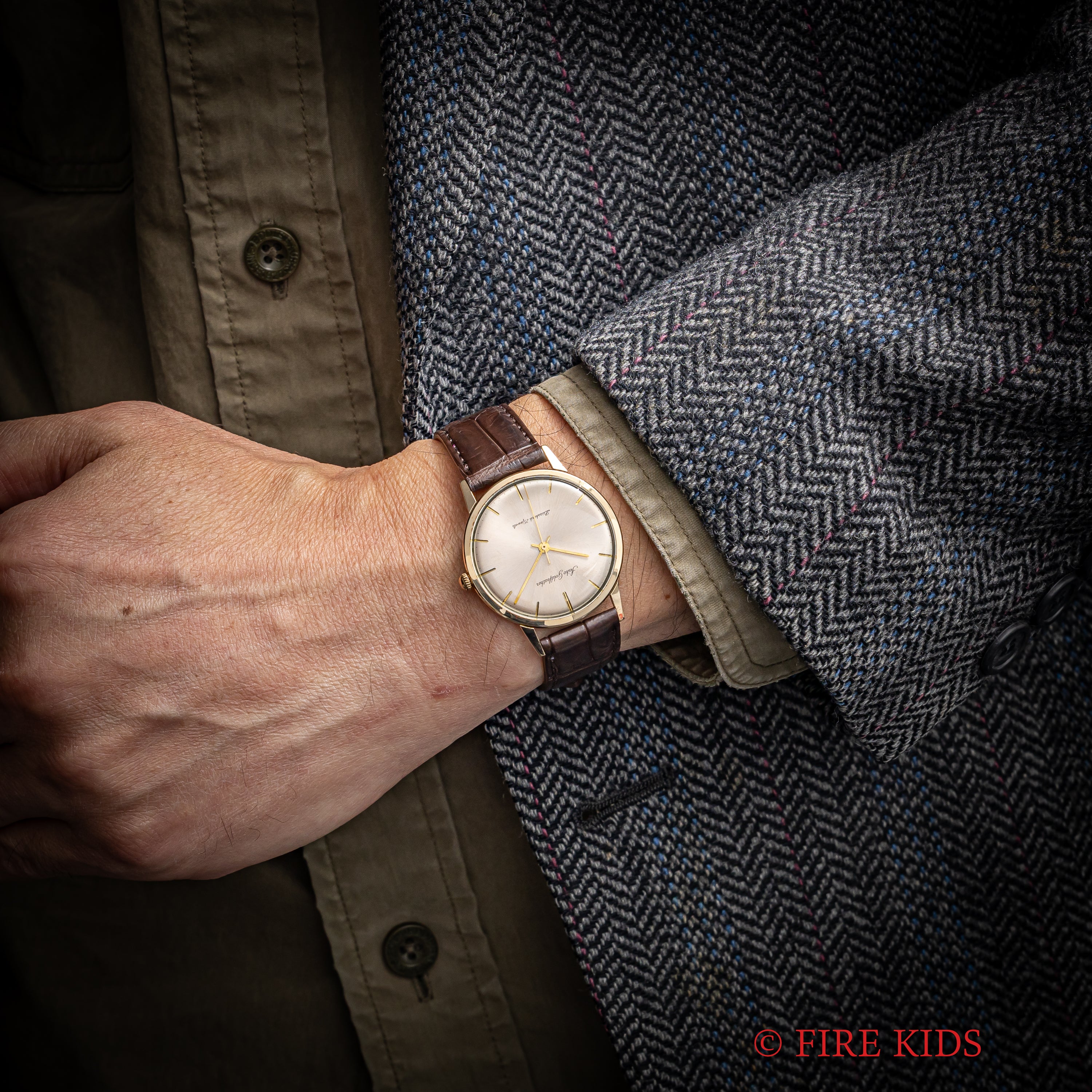 セイコー ゴールドフェザー Ref.J14060E 1962年製 手巻き 14金張り