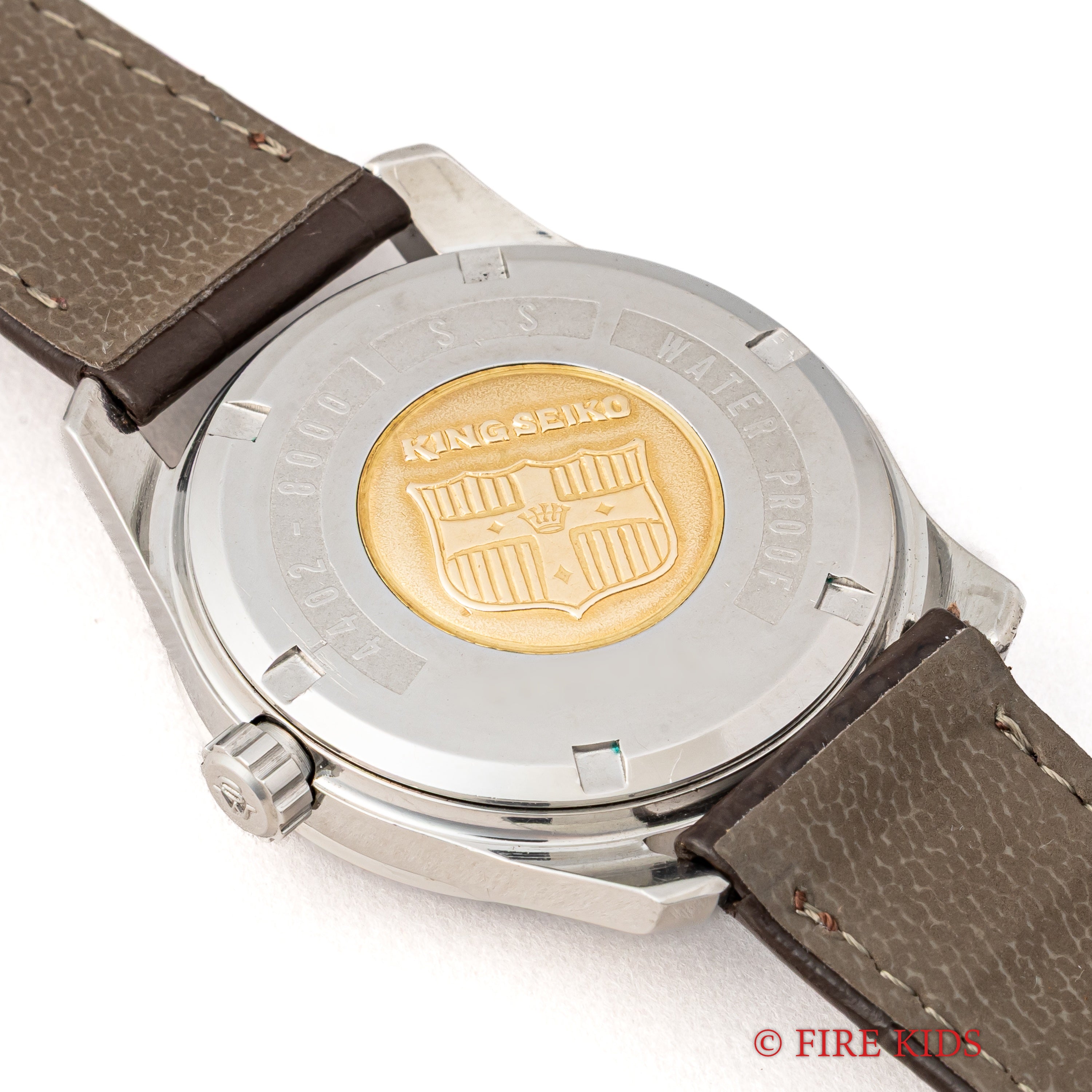 キングセイコー 1966年製 Ref.4402-8000 44KS前期型盾メダリオン シルバーダイヤル ロービート手巻き