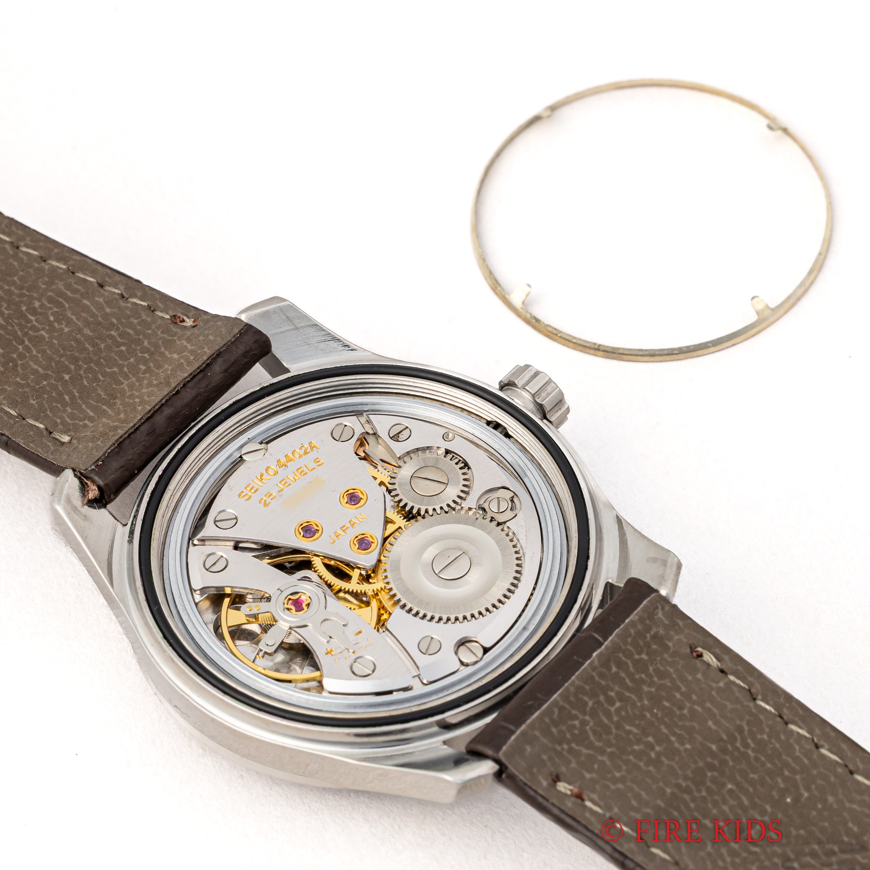 キングセイコー 1966年製 Ref.4402-8000 44KS前期型盾メダリオン シルバーダイヤル ロービート手巻き