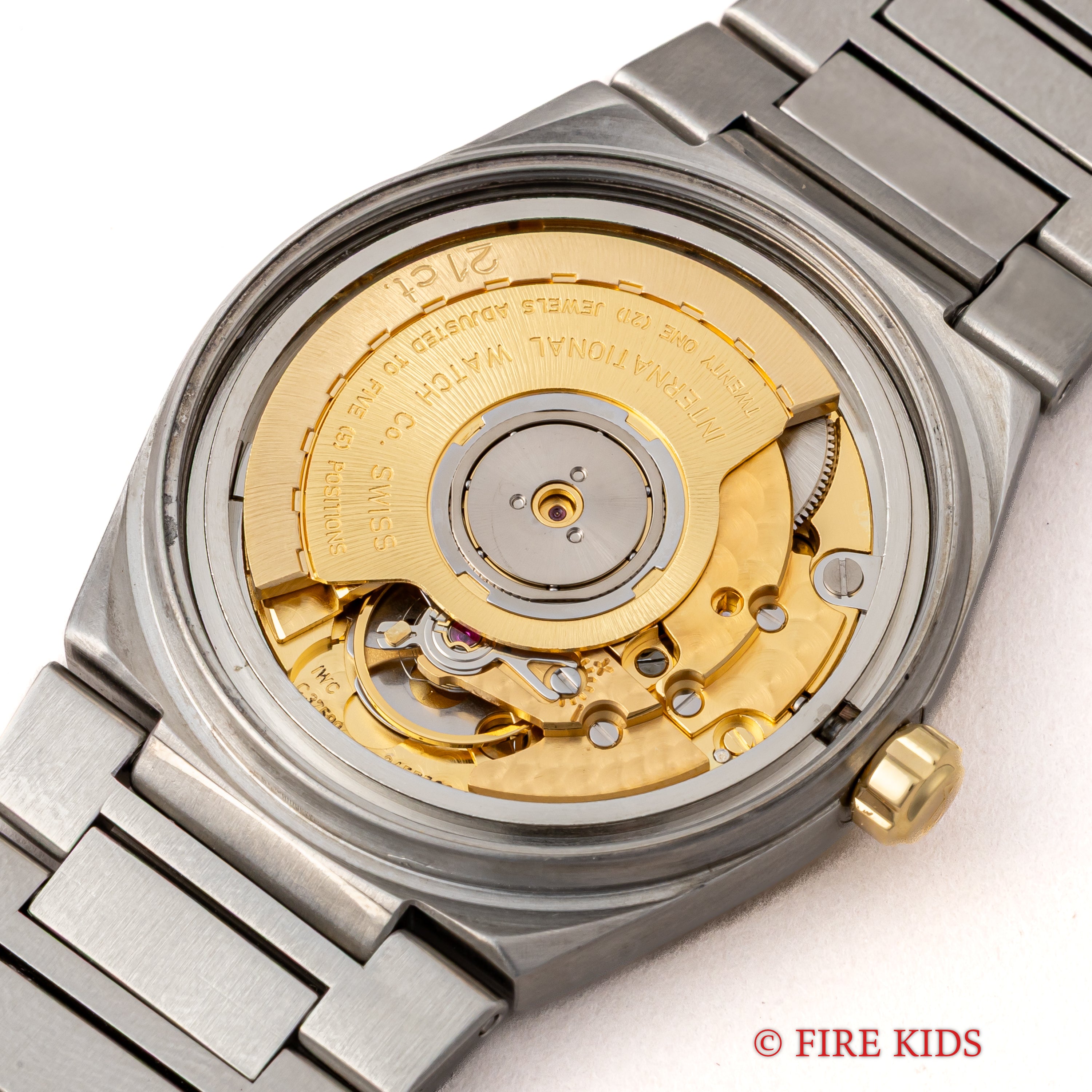 IWC インヂュニア 1992年製 Ref.3508 コンビ ジェンタデザイン 耐磁時計 自動巻きクロノメーター