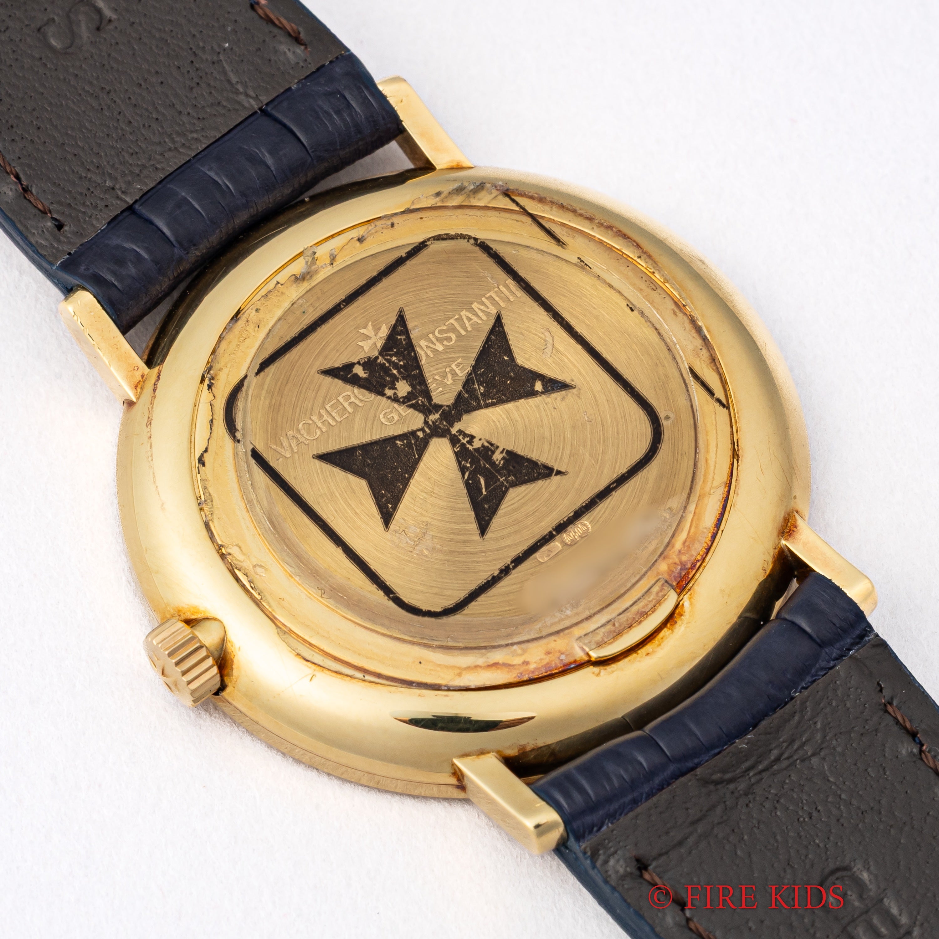 ヴァシュロン・コンスタンタン 18金無垢薄型ラウンドケース 1990年代製 手巻き Cal.1132-1 Ref.31039 純正金無垢尾錠付き