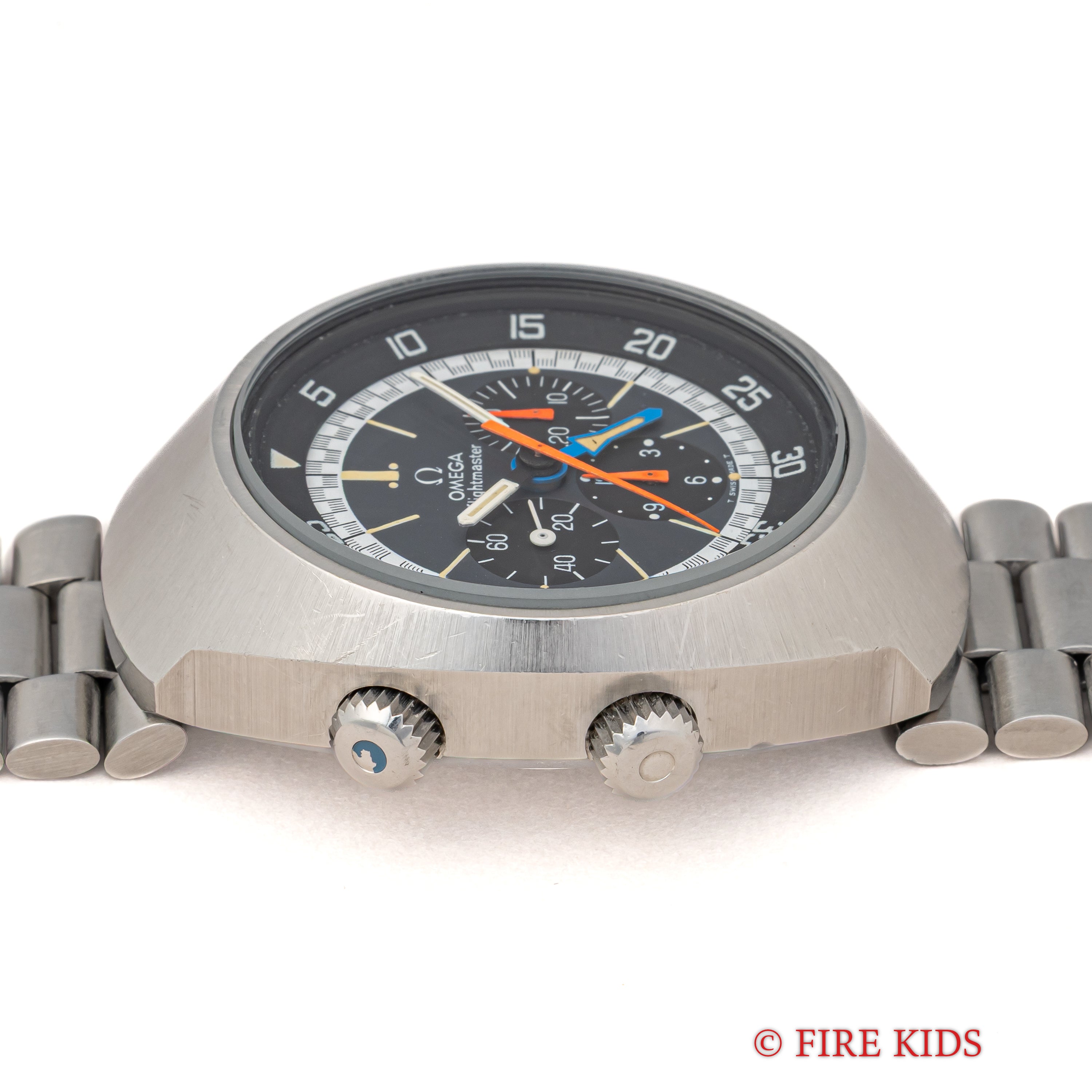 オメガ フライトマスター 後期型 1971年製 Ref.145.026 オレンジ針 純正ブレス