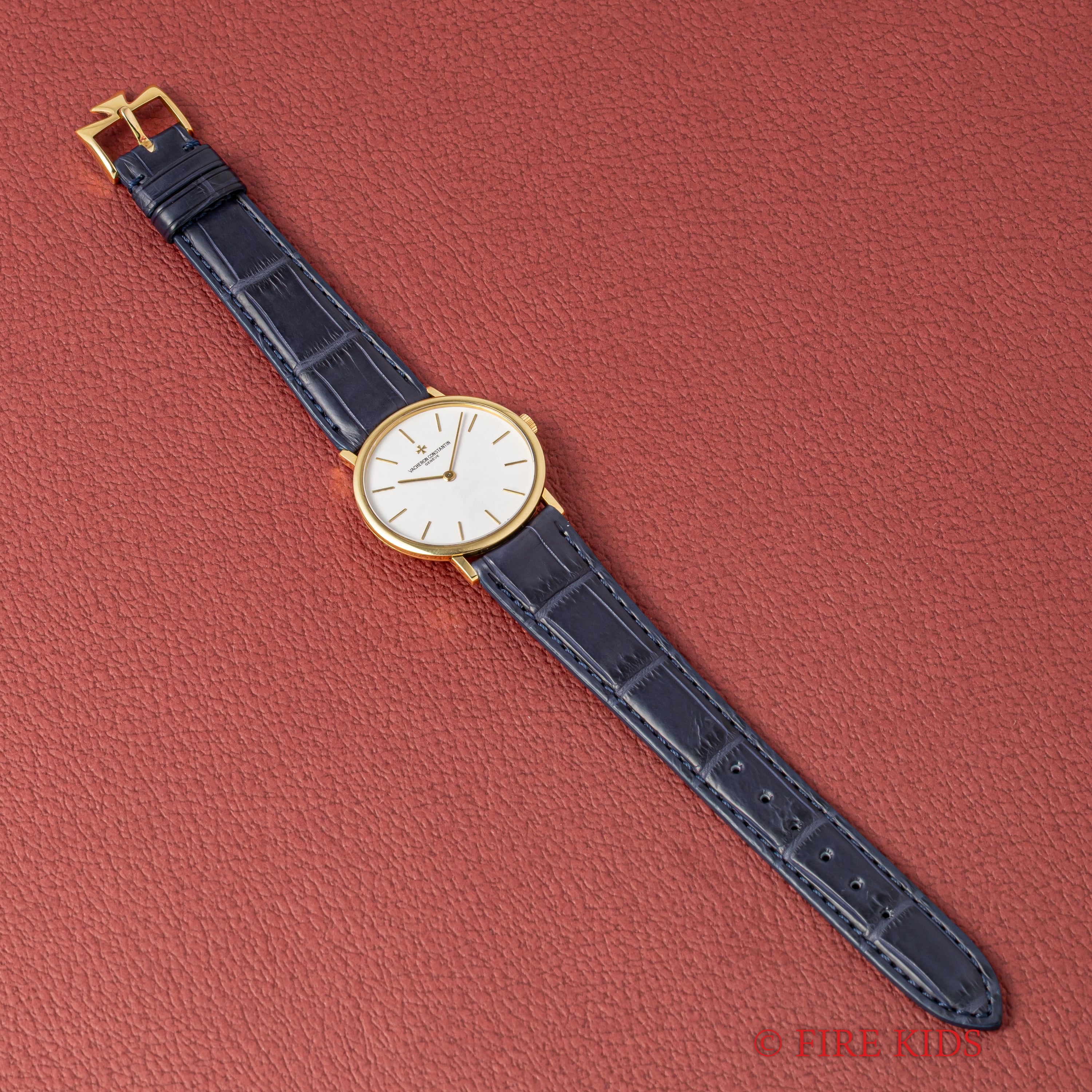 ヴァシュロン・コンスタンタン 18金無垢薄型ラウンドケース 1990年代製 手巻き Cal.1132-1 Ref.31039 純正金無垢尾錠付き