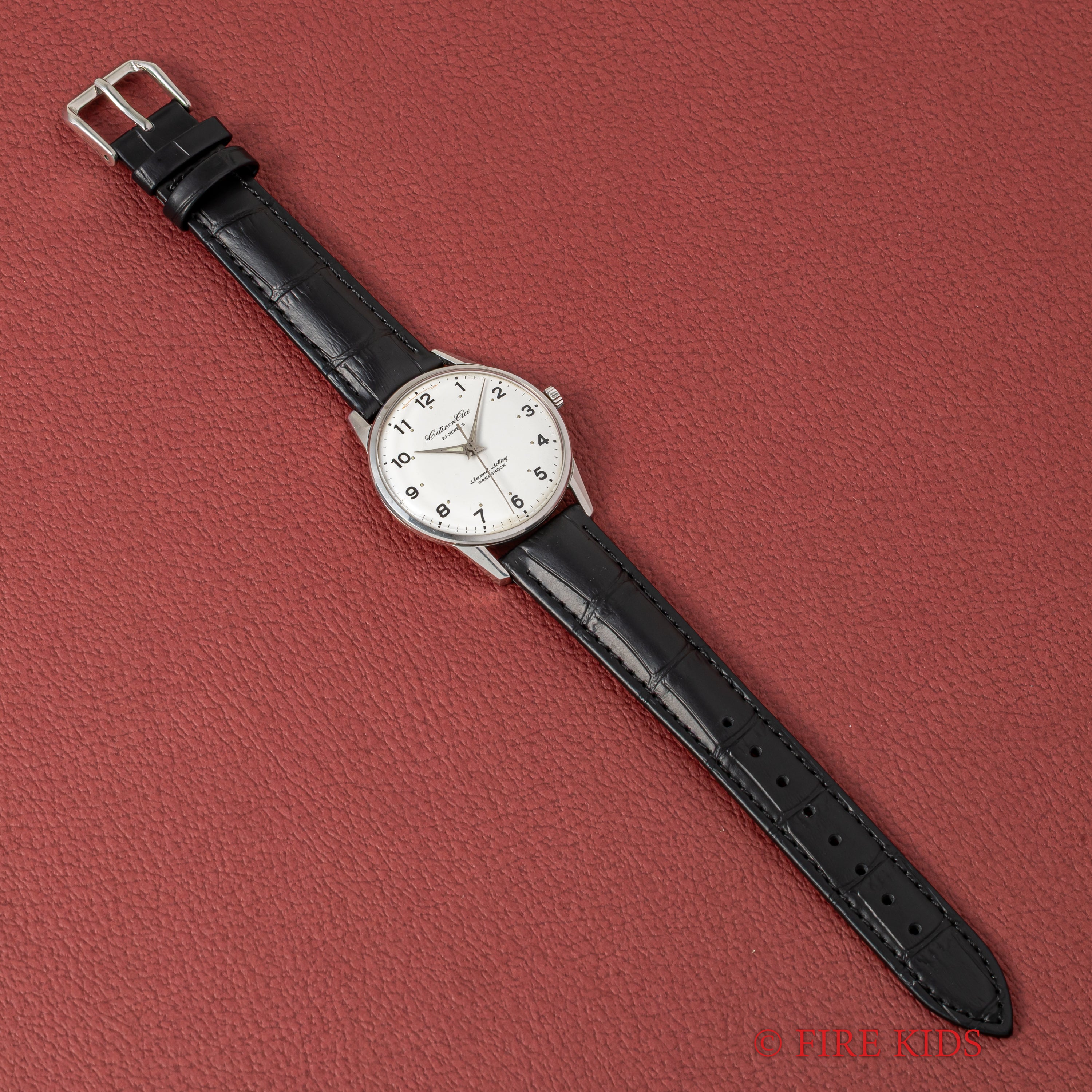 シチズン エース 国鉄 1966年製 鹿児島鉄道管理局 手巻き 鉄道時計 秒針規制機能付き