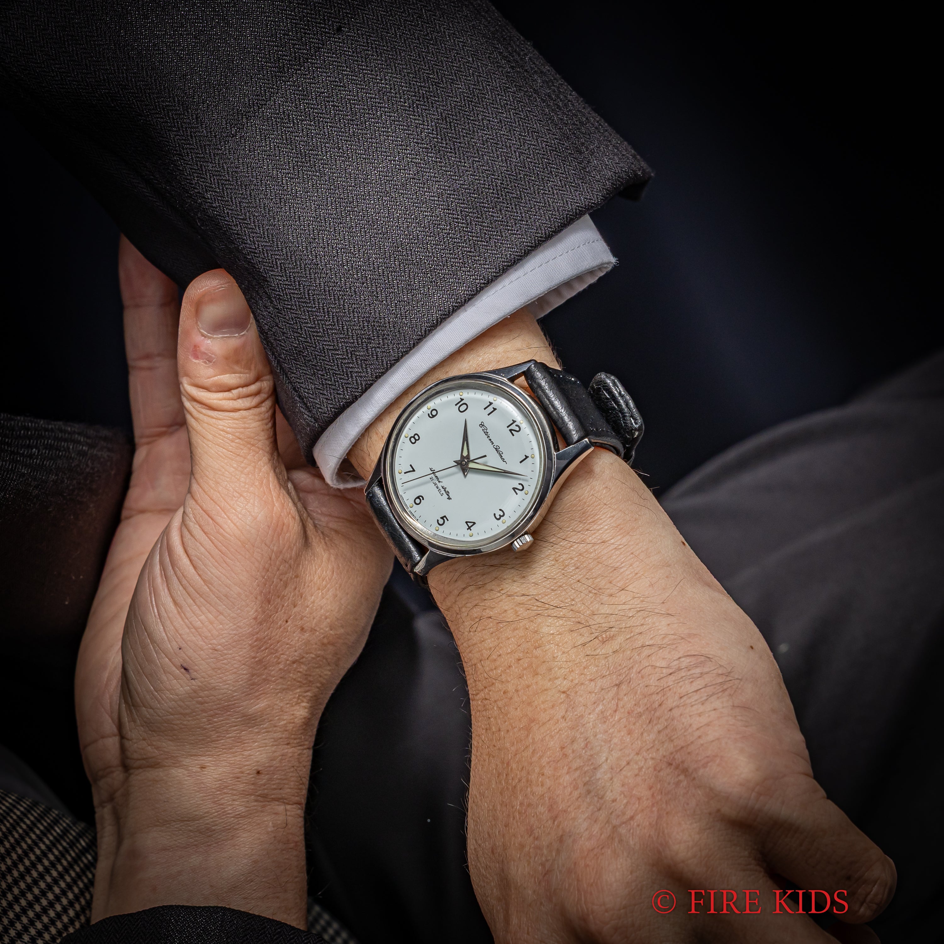 シチズン ホーマー 新幹線 1974年製 手巻き 鉄道時計