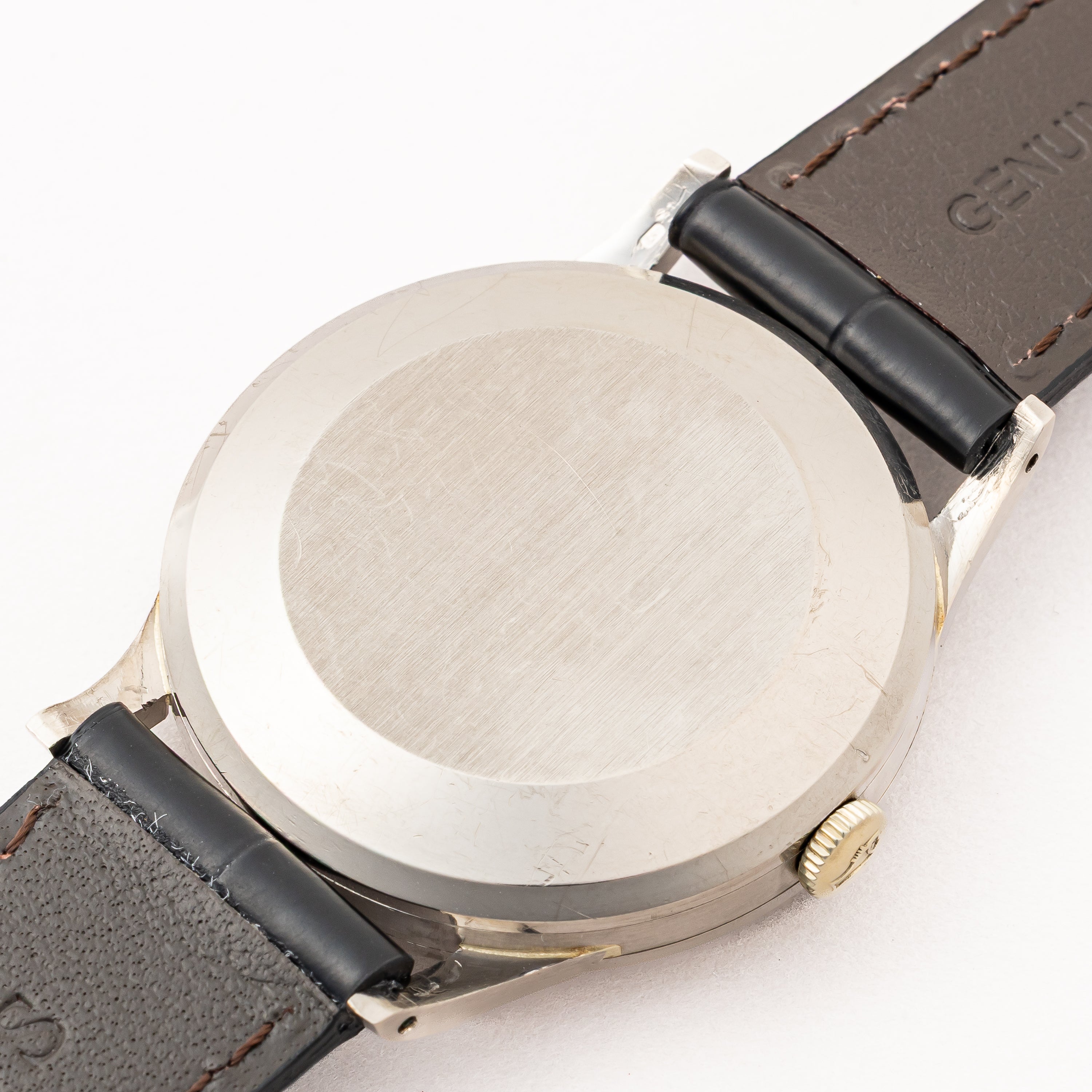 IWC 18金無垢WGラウンドケース 1963年製 Cal.8531 寄り目 ペラトン式自動巻き WG製尾錠付