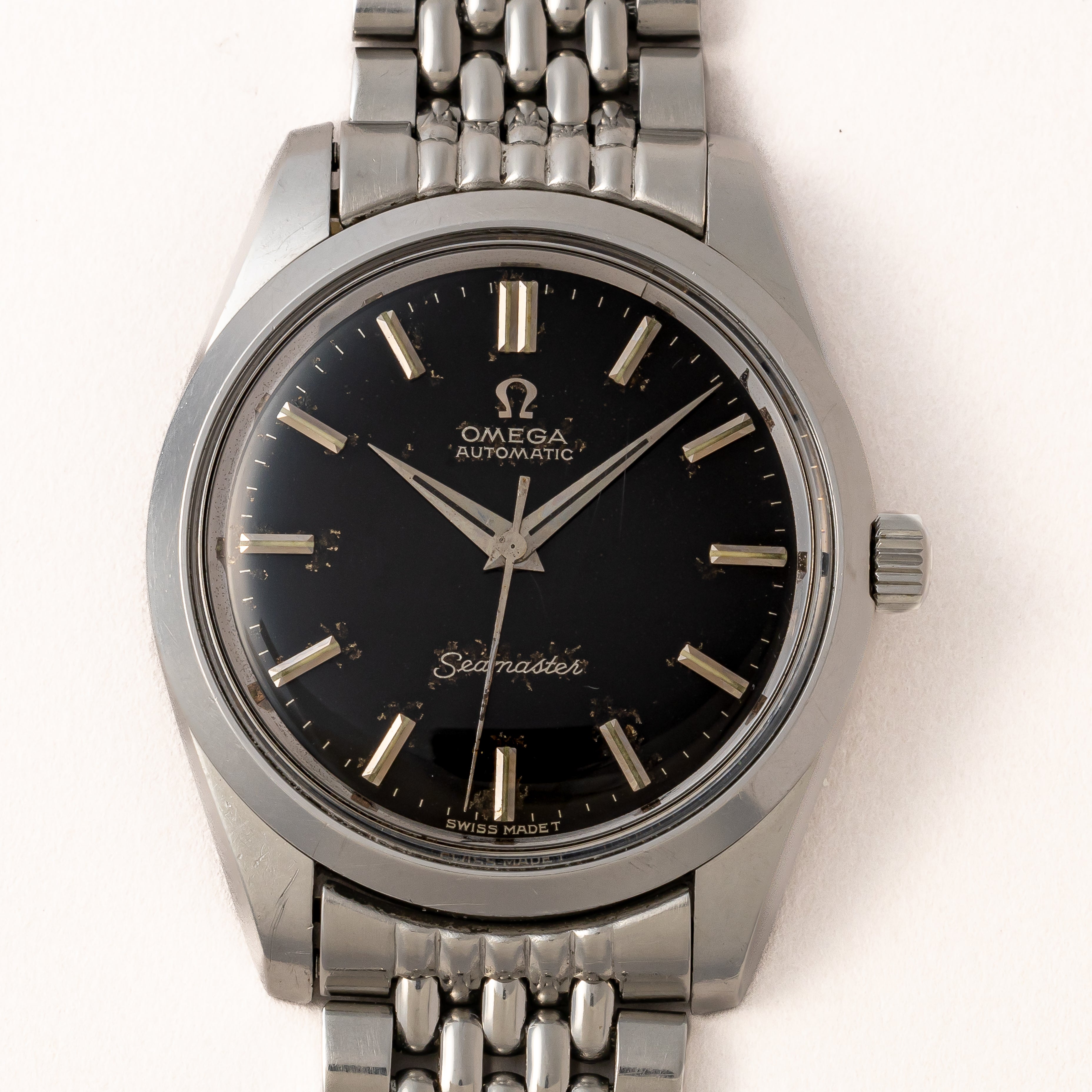 オメガ シーマスター 1966年製 Ref.165.010 ブラックミラーダイヤル