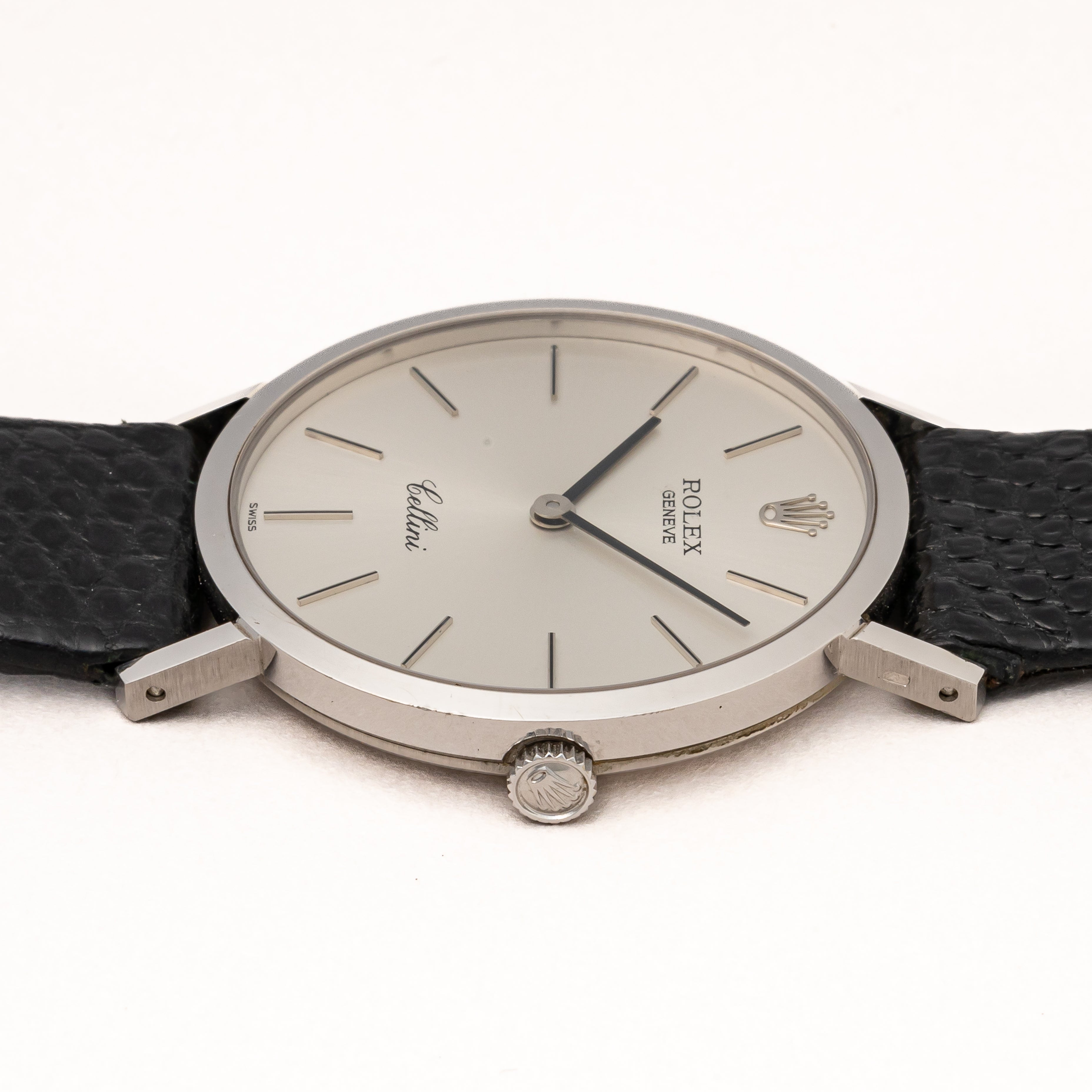 ロレックス チェリーニ 1976年製 Ref.4112 18金ホワイトゴールド 箱、ギャランティー付き