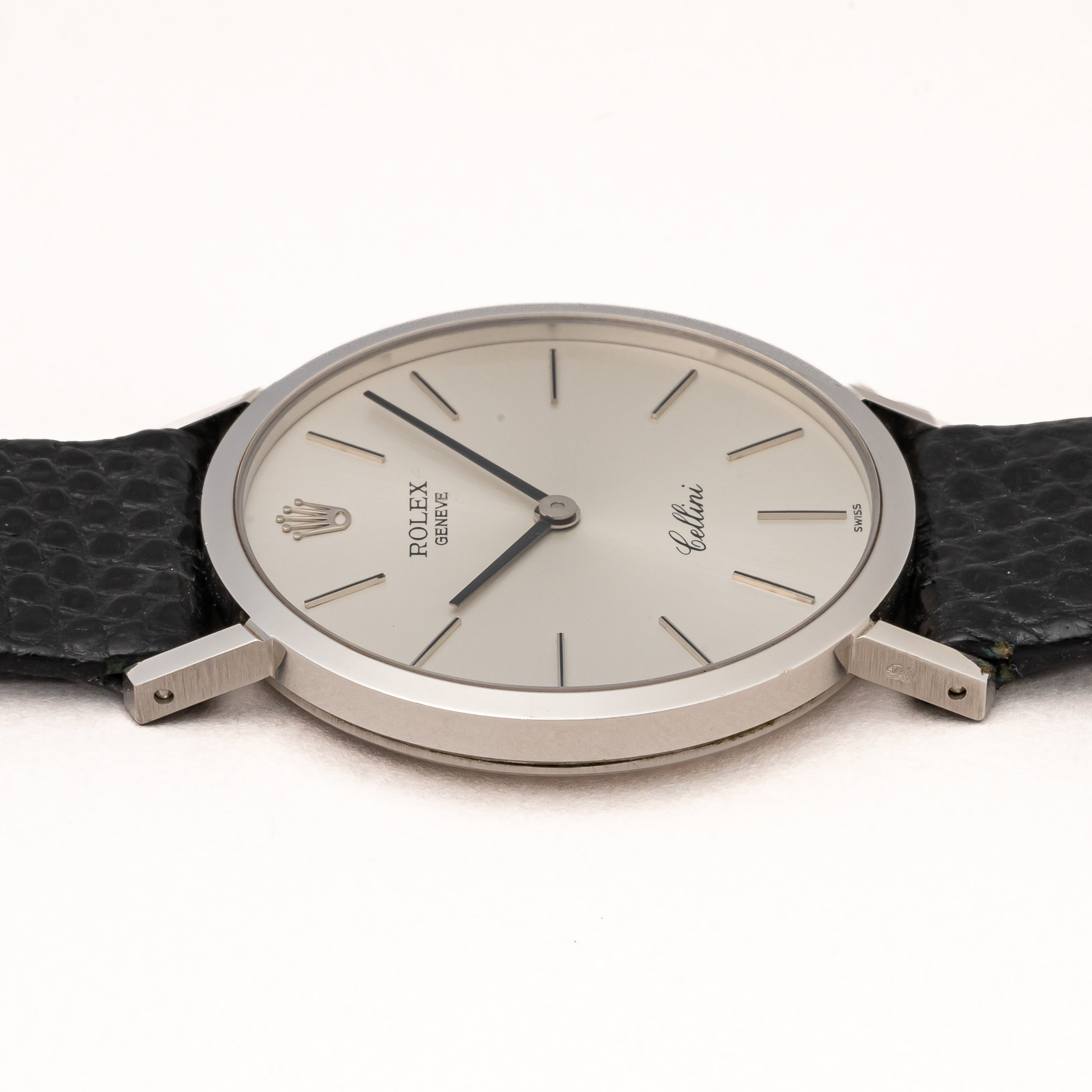 ロレックス チェリーニ 1976年製 Ref.4112 18金ホワイトゴールド 箱、ギャランティー付き