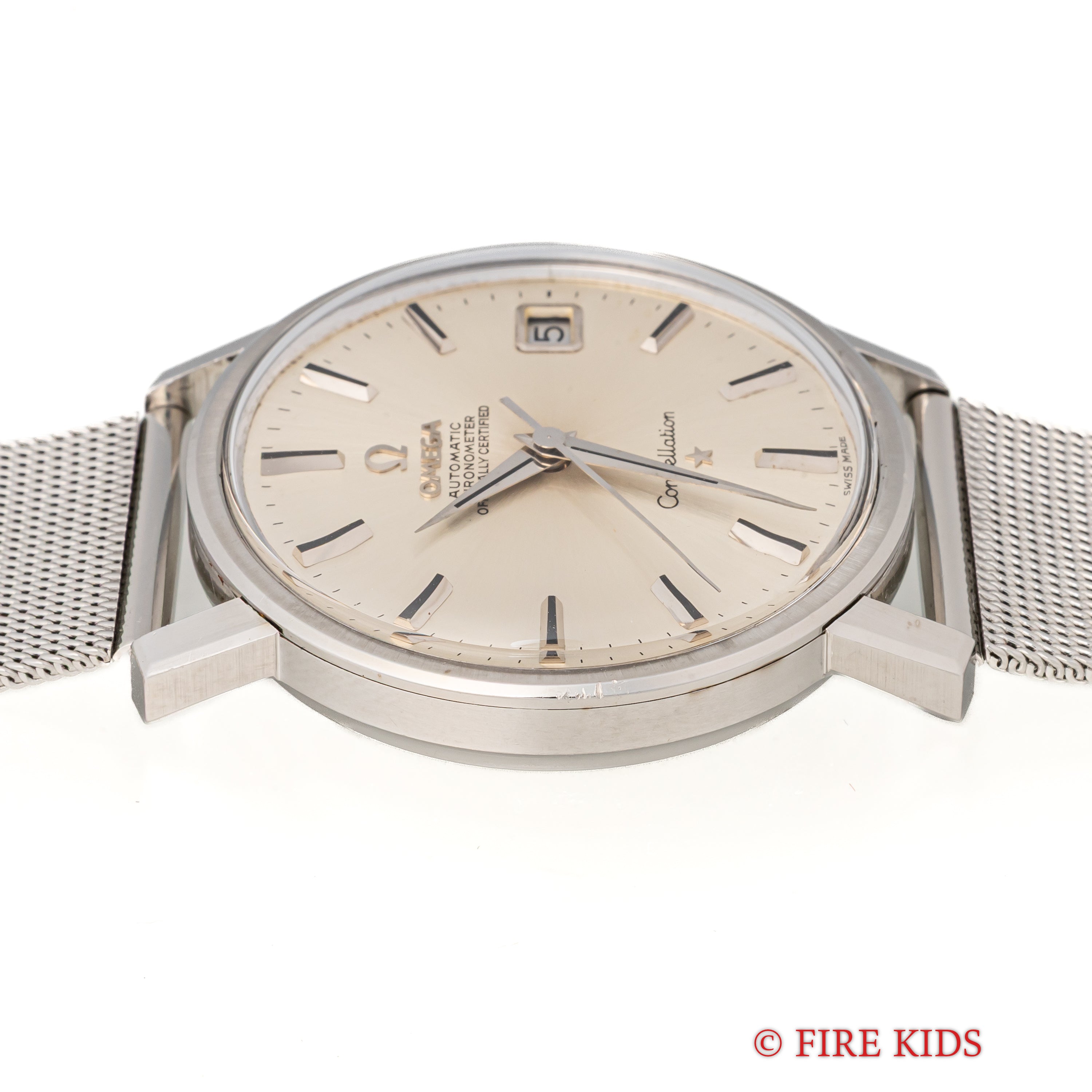 オメガ コンステレーション 1969年製 Ref.168.018 自動巻 クロノメーター 純正メッシュブレス付き