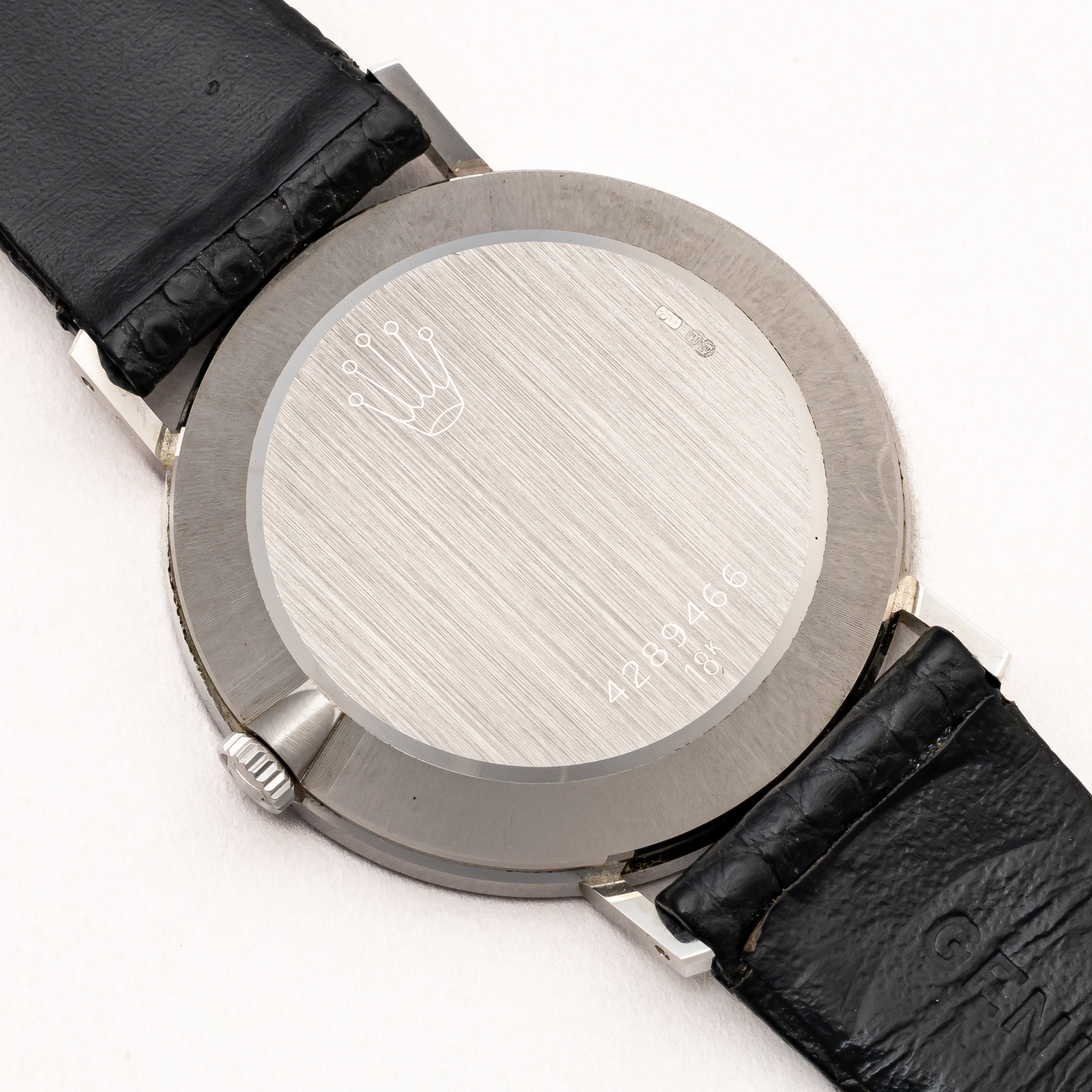 ロレックス チェリーニ 1976年製 Ref.4112 18金ホワイトゴールド 箱、ギャランティー付き