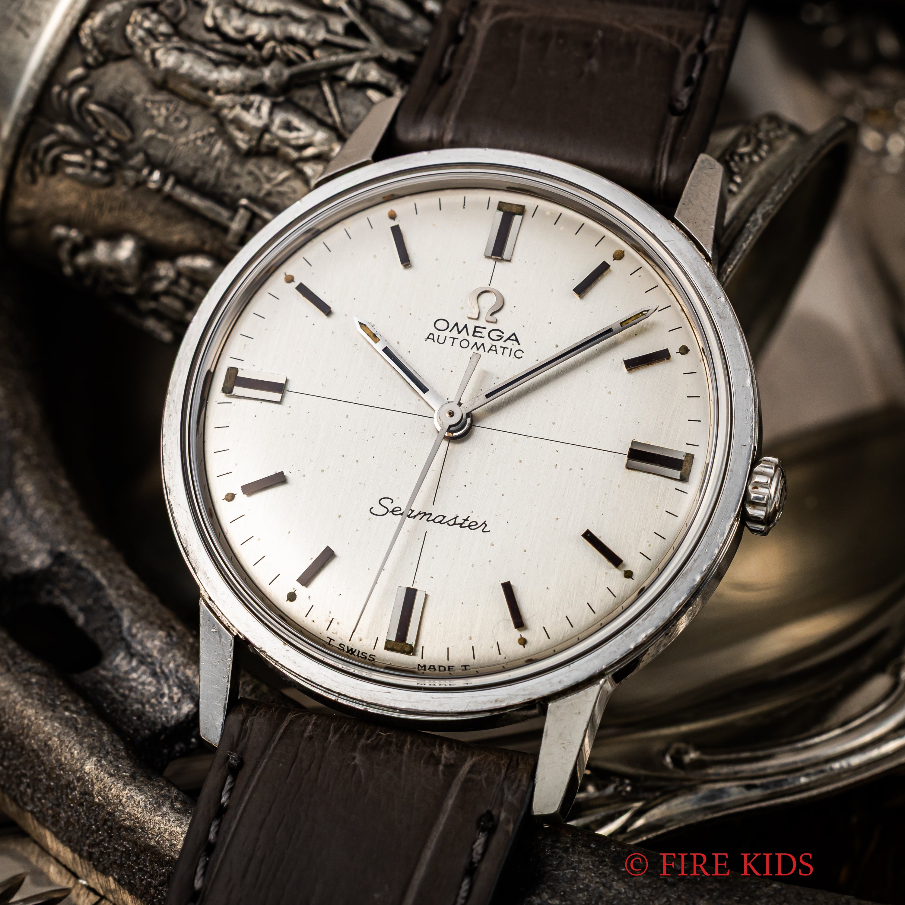 オメガ シーマスター 1967年製 Ref.165.002 Cal.552 オートマチック ノンデイト クロスライン