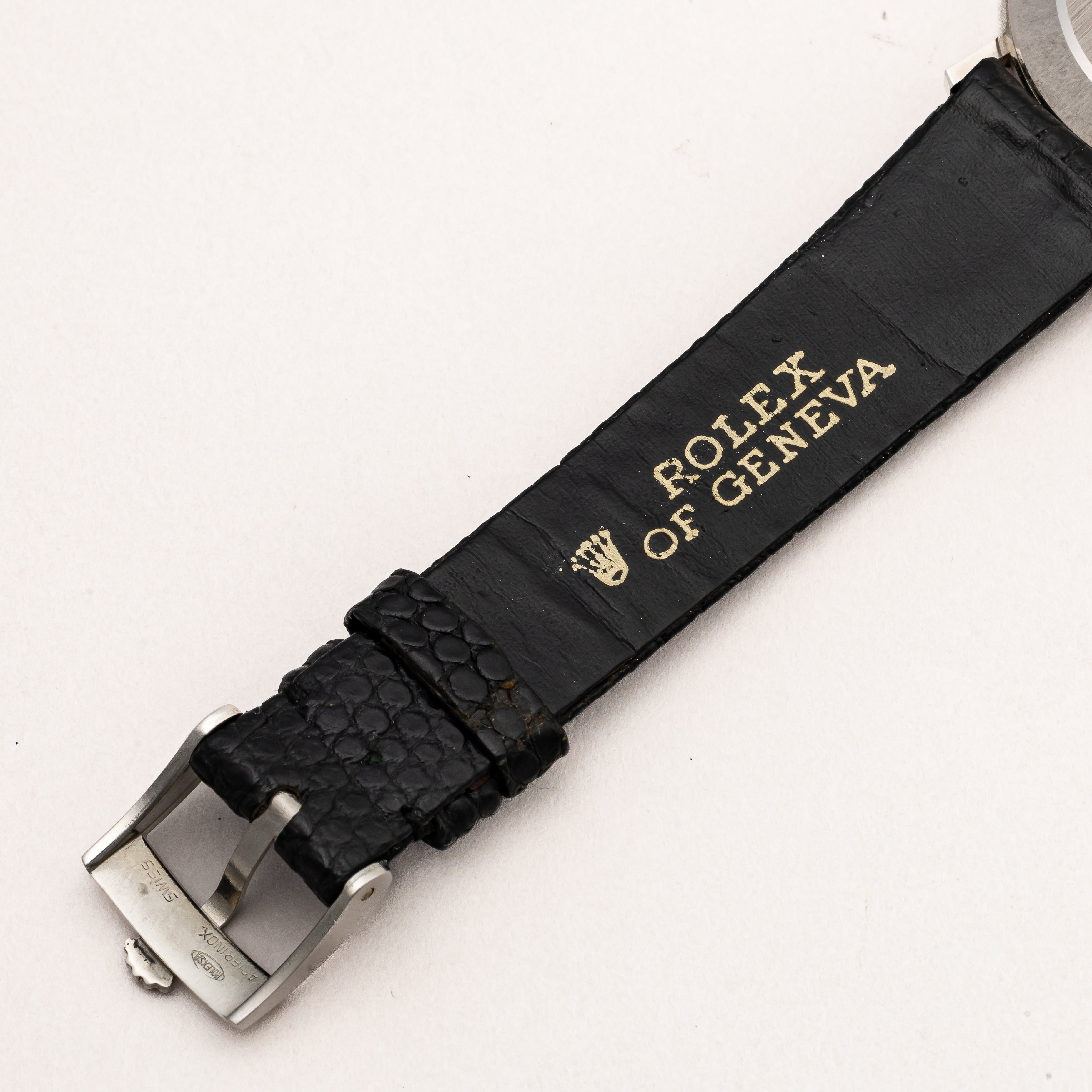 ロレックス チェリーニ 1976年製 Ref.4112 18金ホワイトゴールド 箱、ギャランティー付き