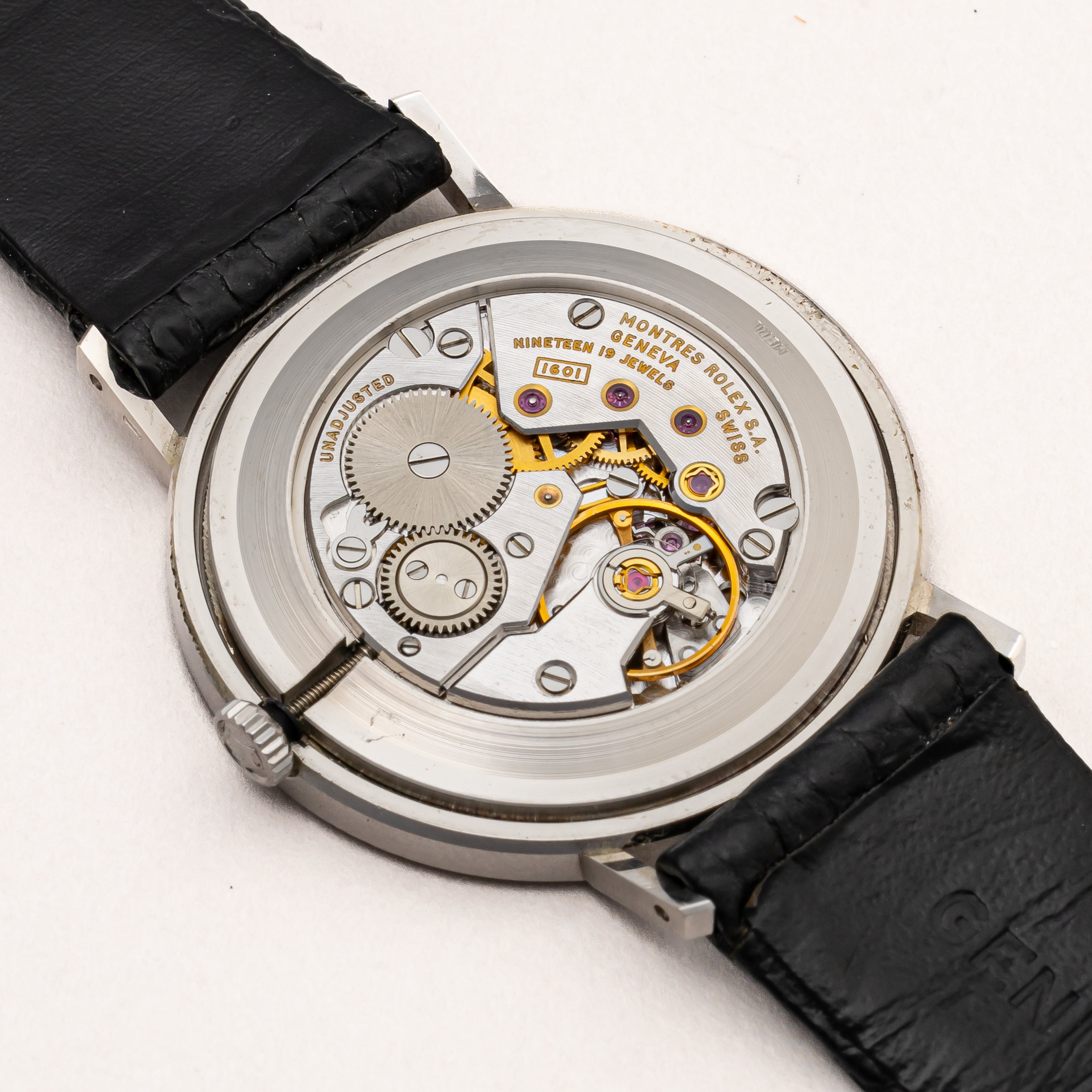 ロレックス チェリーニ 1976年製 Ref.4112 18金ホワイトゴールド 箱、ギャランティー付き