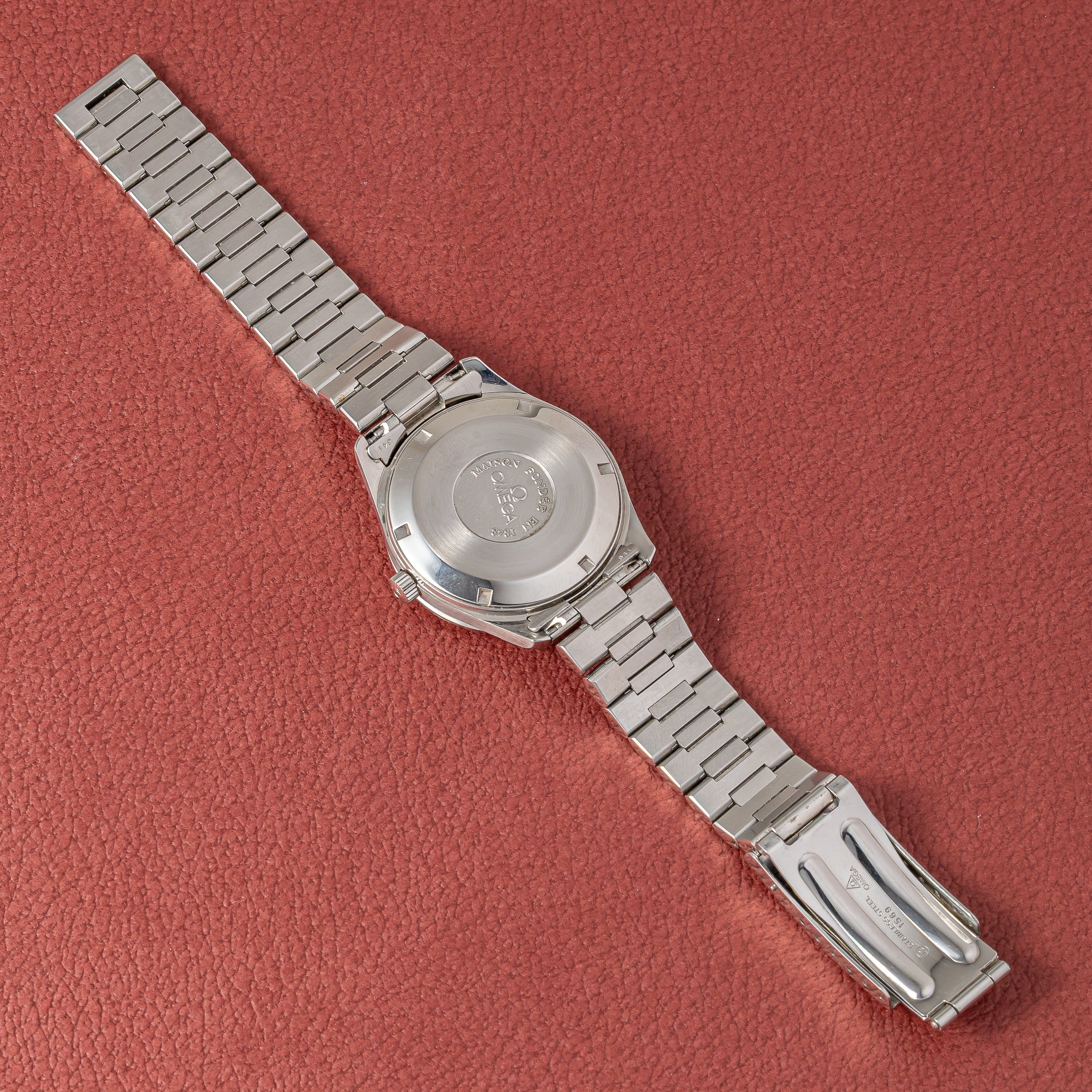 オメガ クラシック デイデイト 1995年~1997年製 シルバーダイヤル ブレス付き