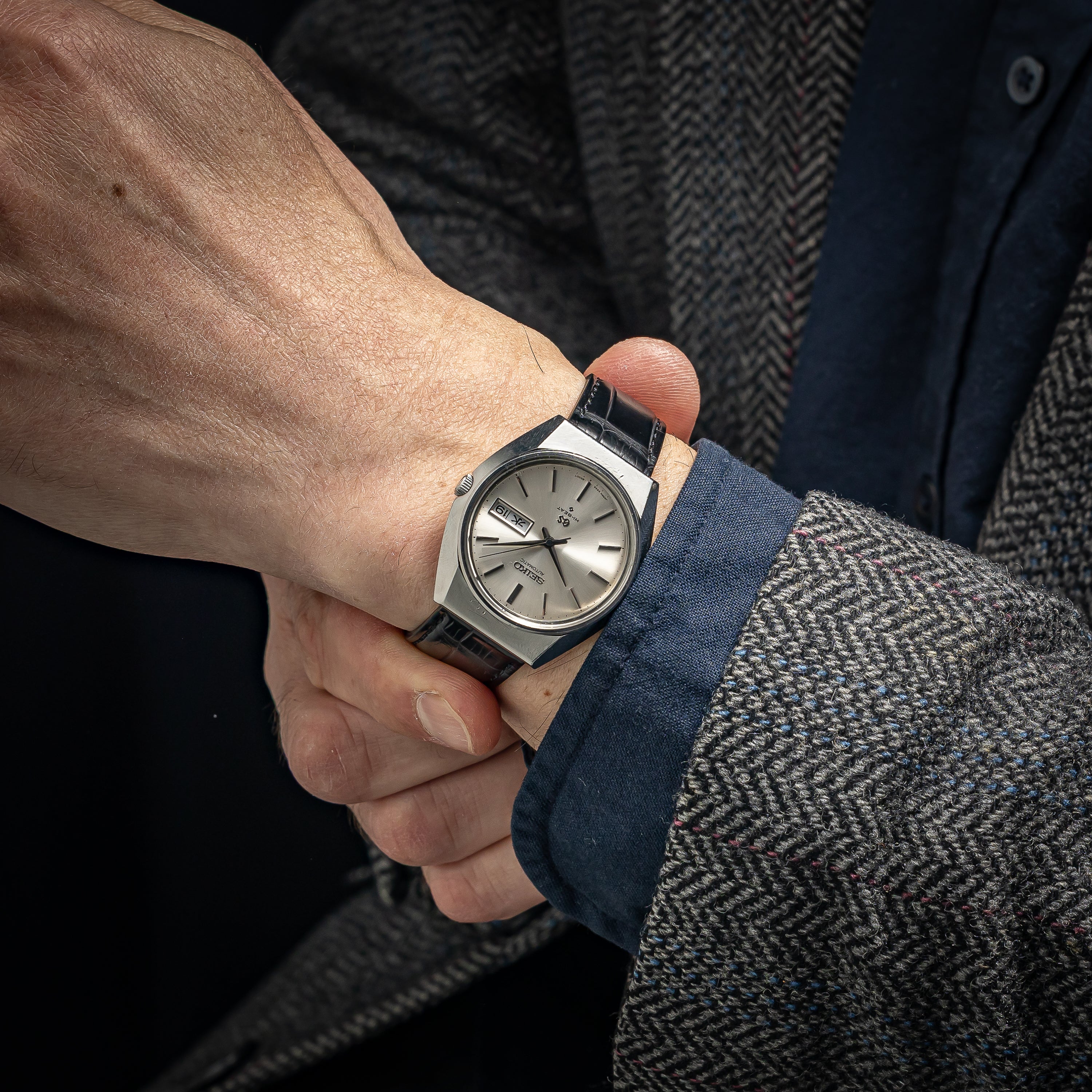 グランドセイコー 1971年製 Ref.5646-8000 56GS デイデイト ハイビート自動巻き