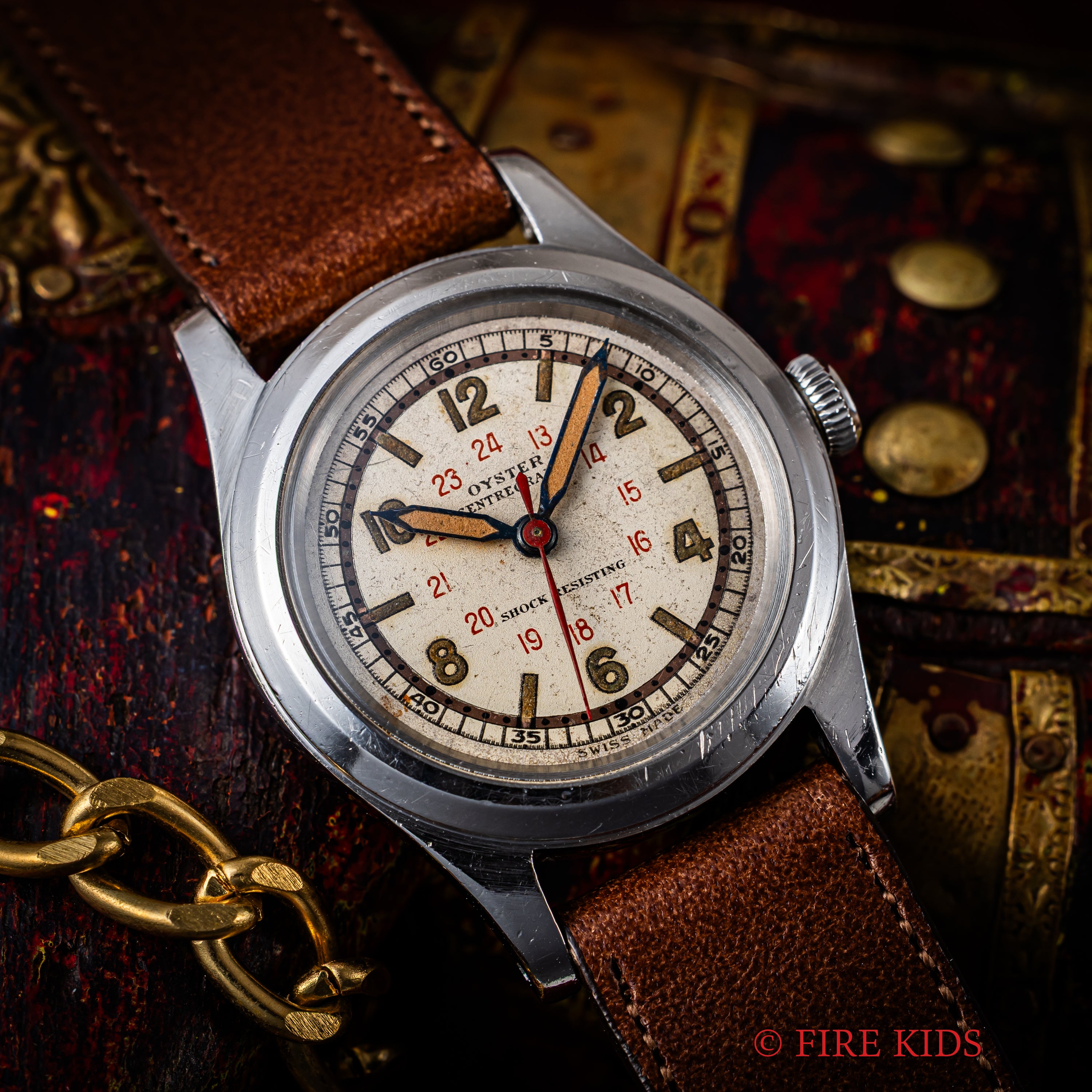 オイスターウォッチカンパニー センターグラフ 1940年代製 Ref.3478 手巻 Cal.59