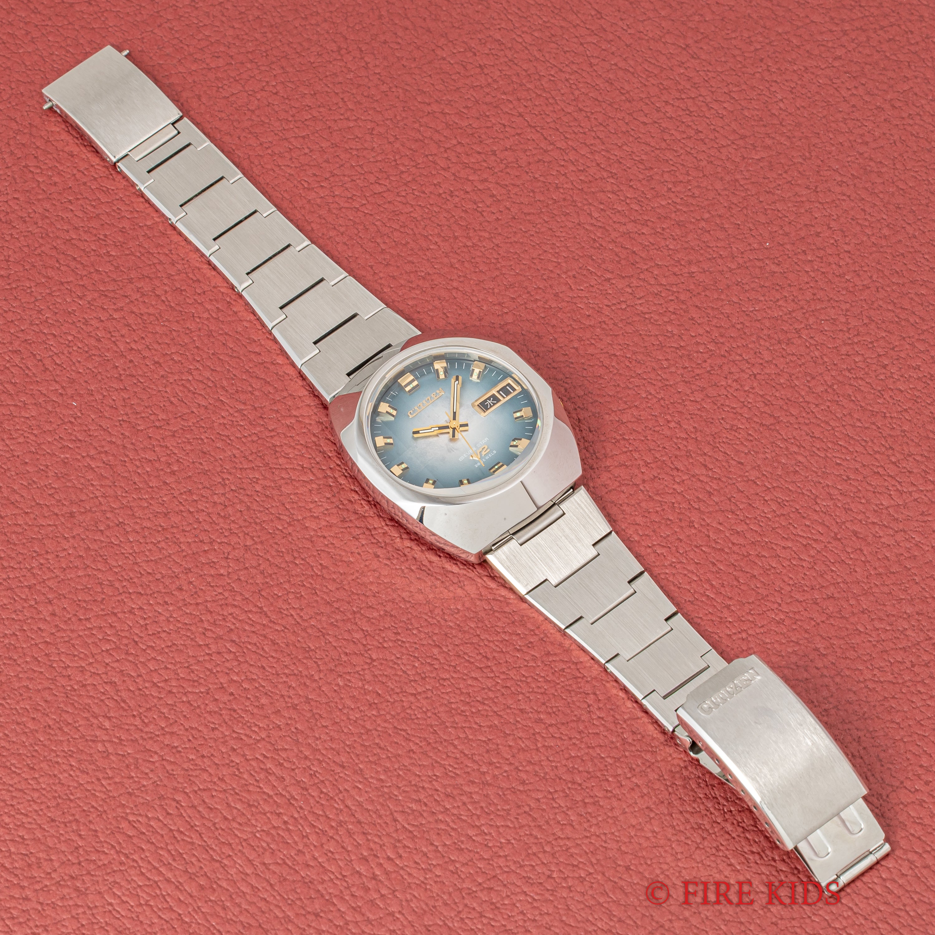 シチズン セブンスターV2 1973年製 ブルーグラデーション Ref.Ref.4-771133TA N.O.S タグ付き