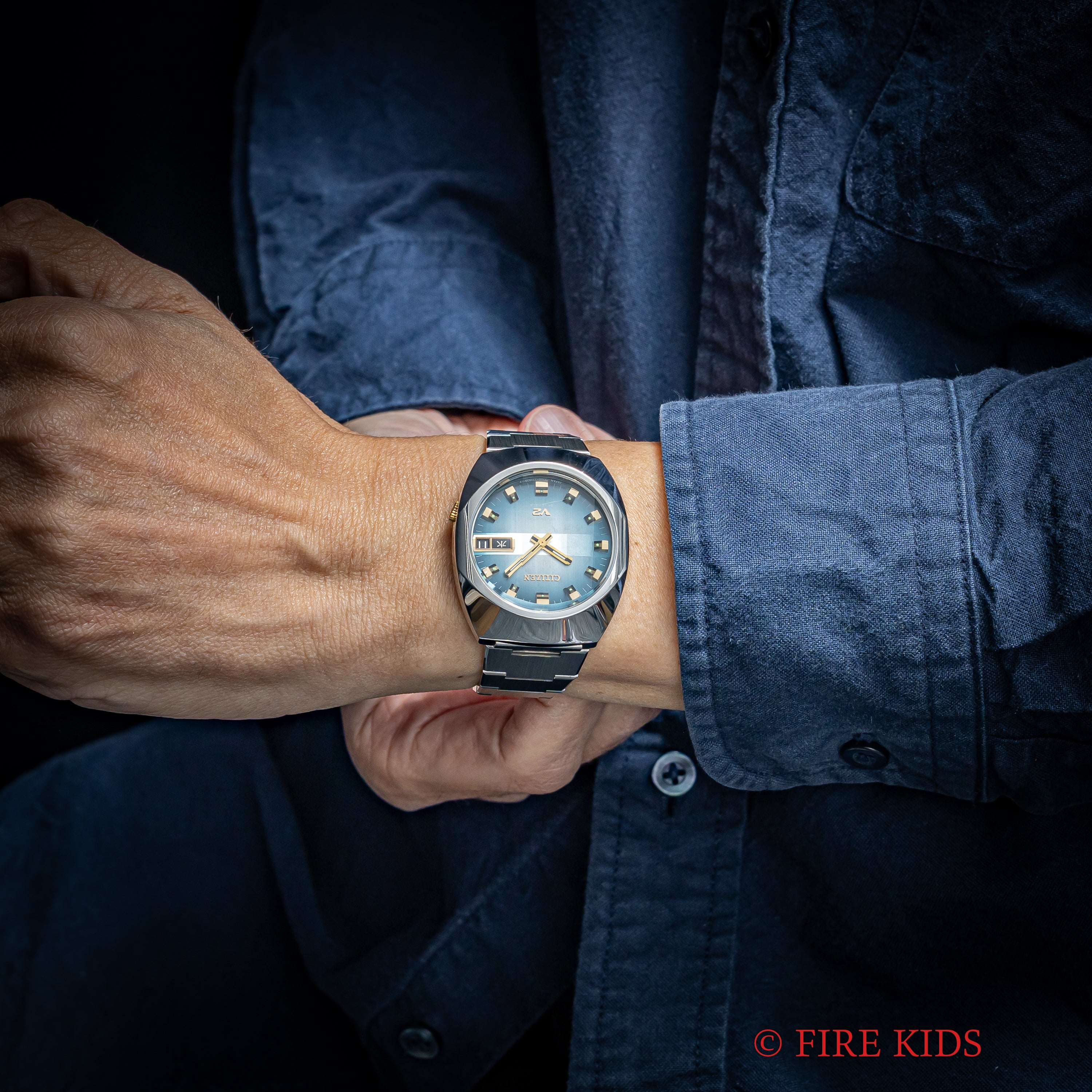 シチズン セブンスターV2 1973年製 ブルーグラデーション Ref.Ref.4-771133TA N.O.S タグ付き