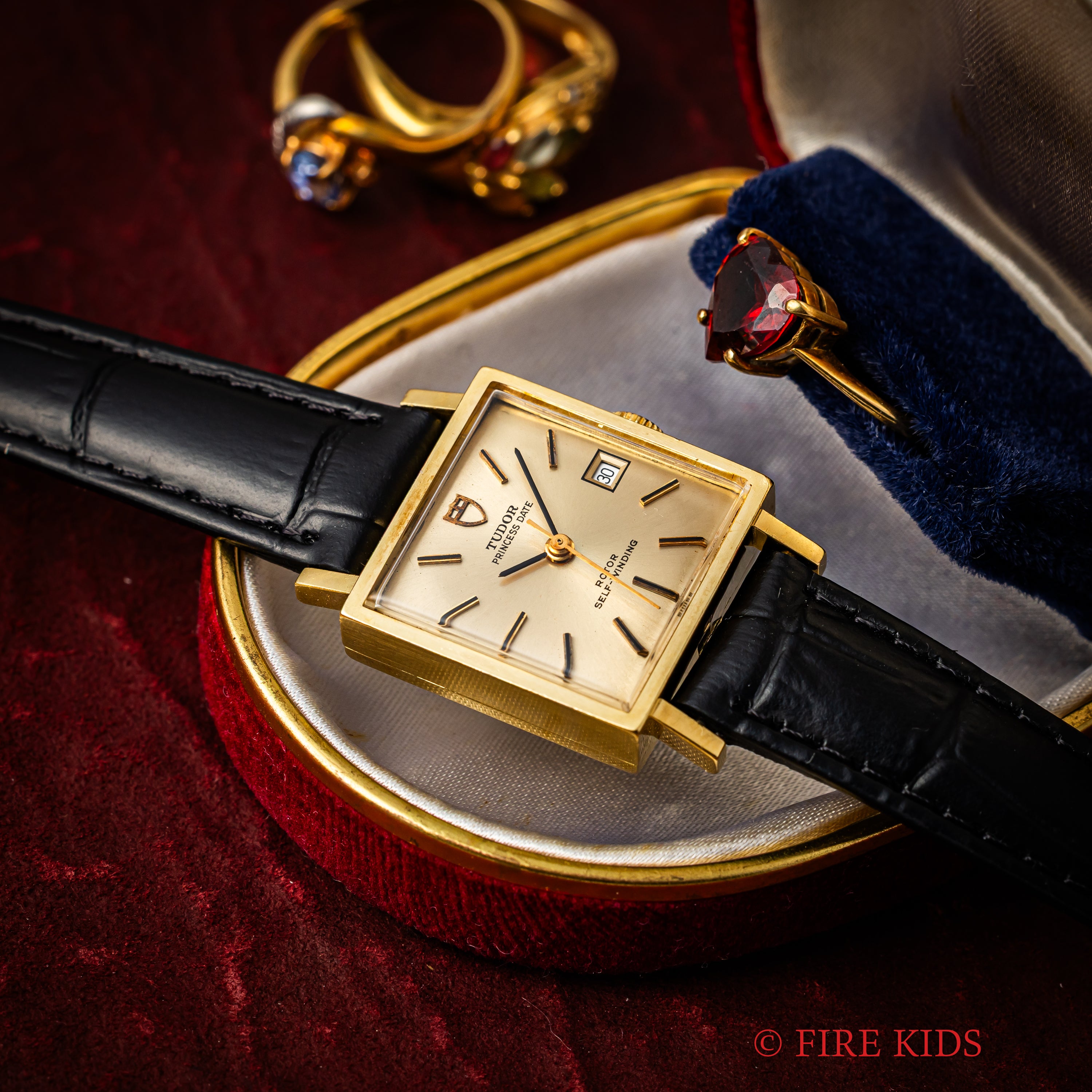 チューダー プリンセスデイト 18金無垢 レディース 自動巻き 1967年製 Ref.12058