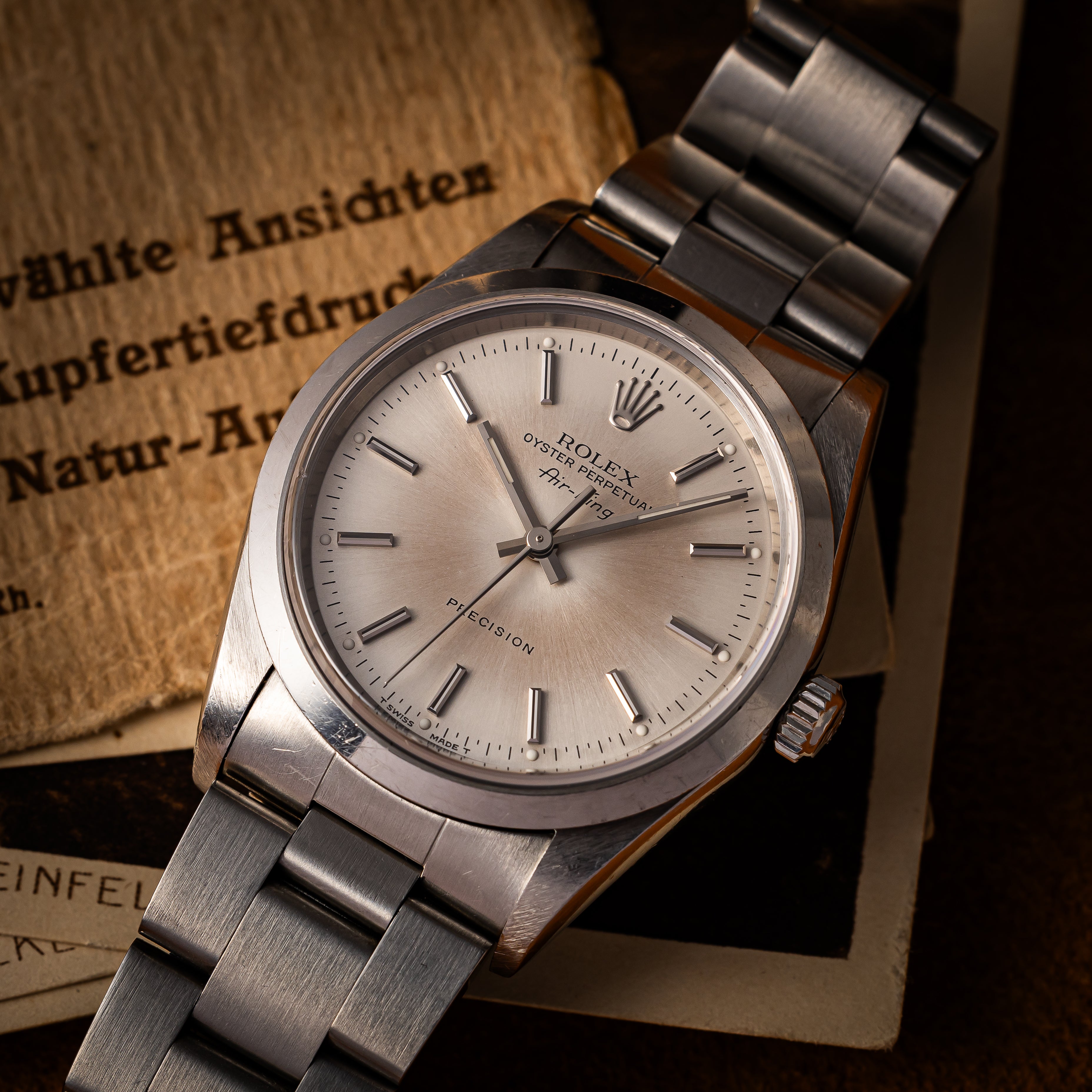 ロレックス エアキング 1997年製 Ref.14000 シルバーダイヤル