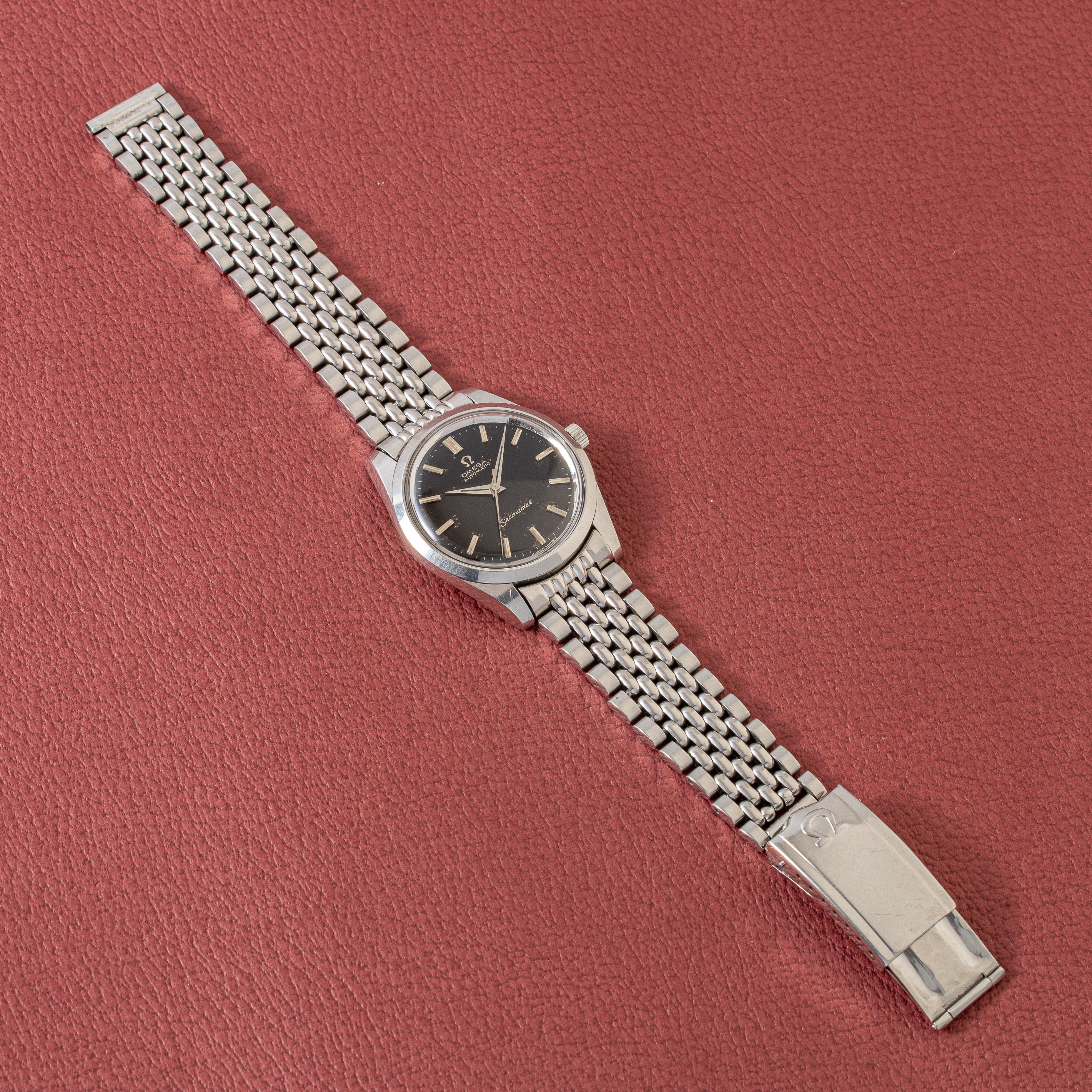 オメガ シーマスター 1966年製 Ref.165.010 ブラックミラーダイヤル