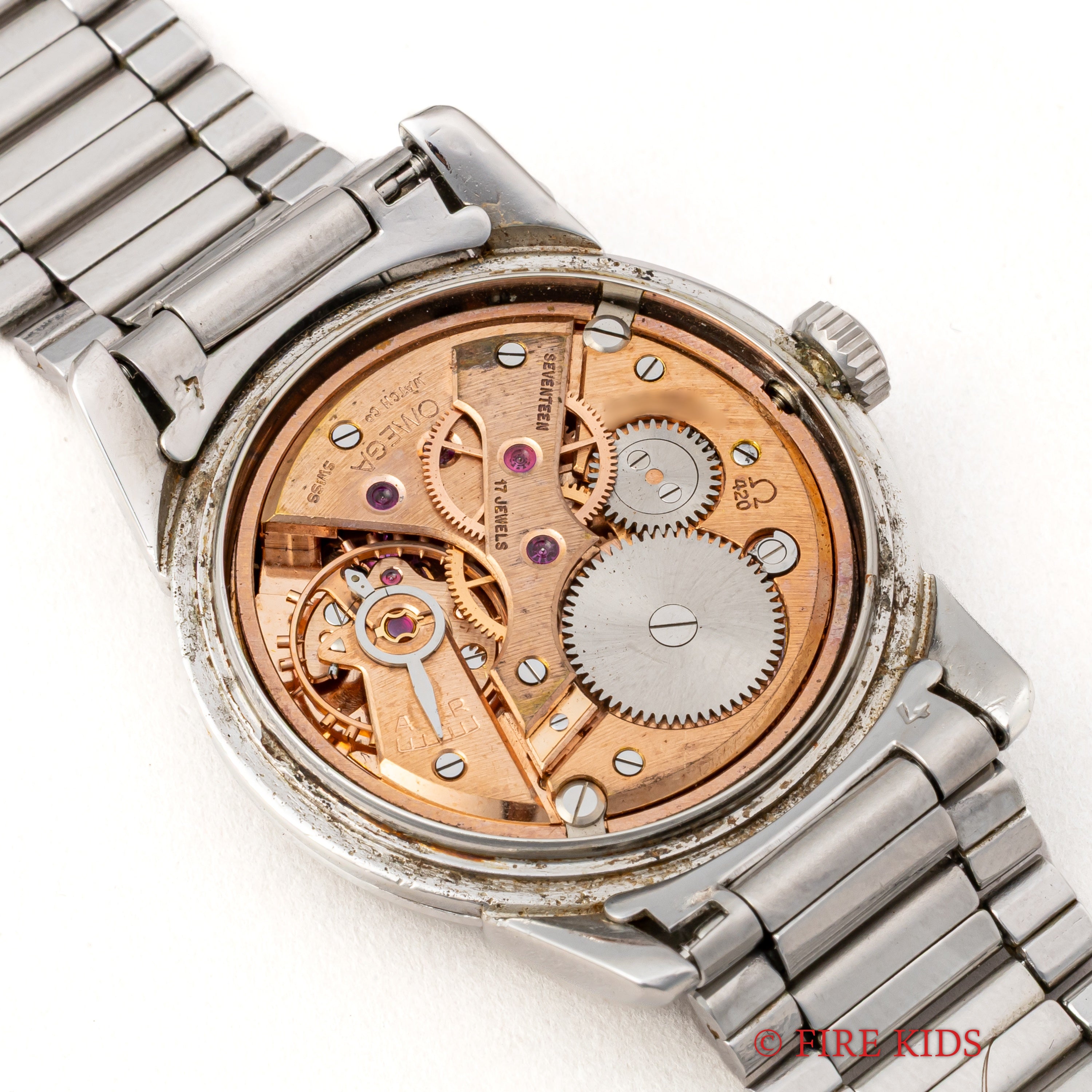 オメガ シーマスター ブラックミラー ダイヤモンドインデックス 手巻き 1956年製 Ref.2759-11SC Cal.420