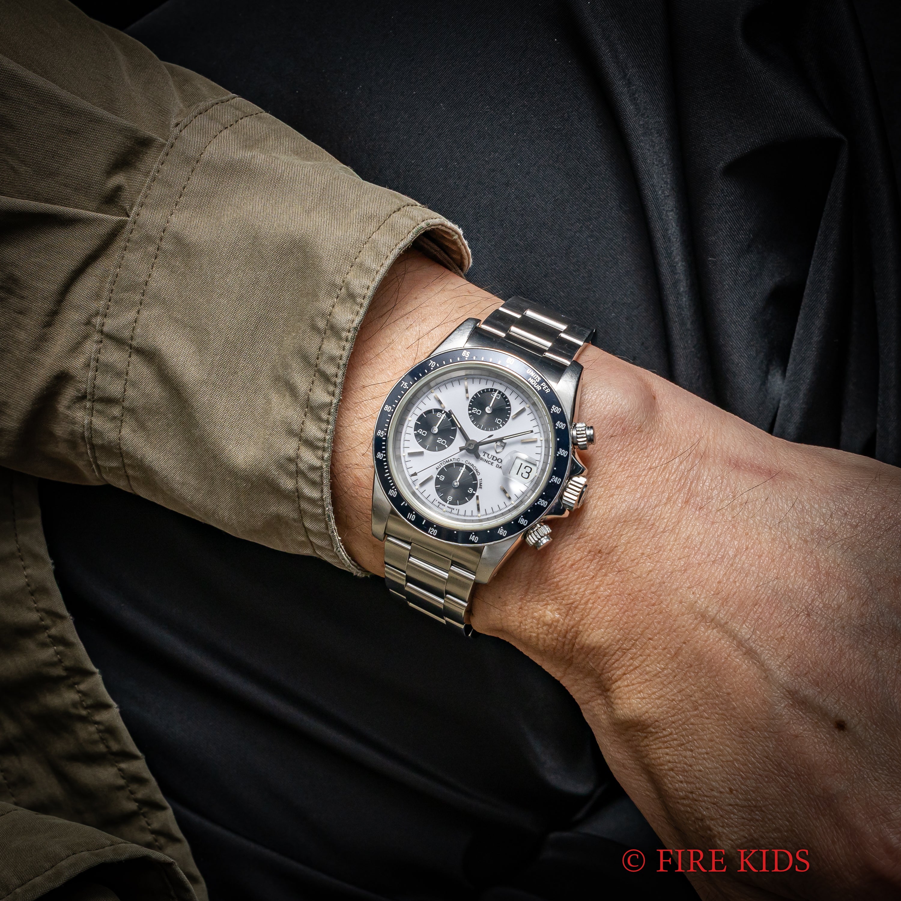 チューダー クロノタイム 1997年製 Ref.79260 自動巻きクロノグラフ パンダダイヤル 箱、ギャラ付き