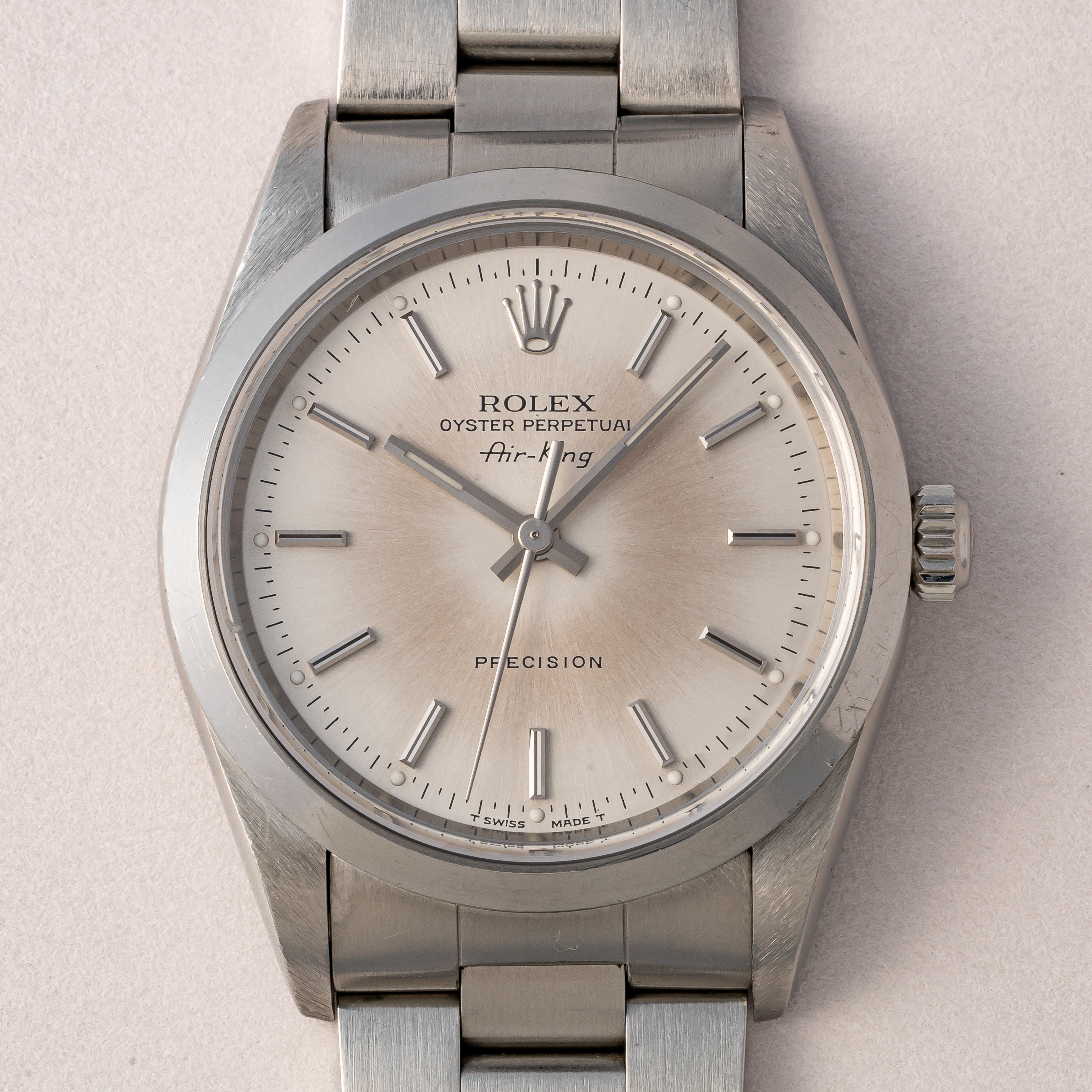 ロレックス エアキング 1997年製 Ref.14000 シルバーダイヤル