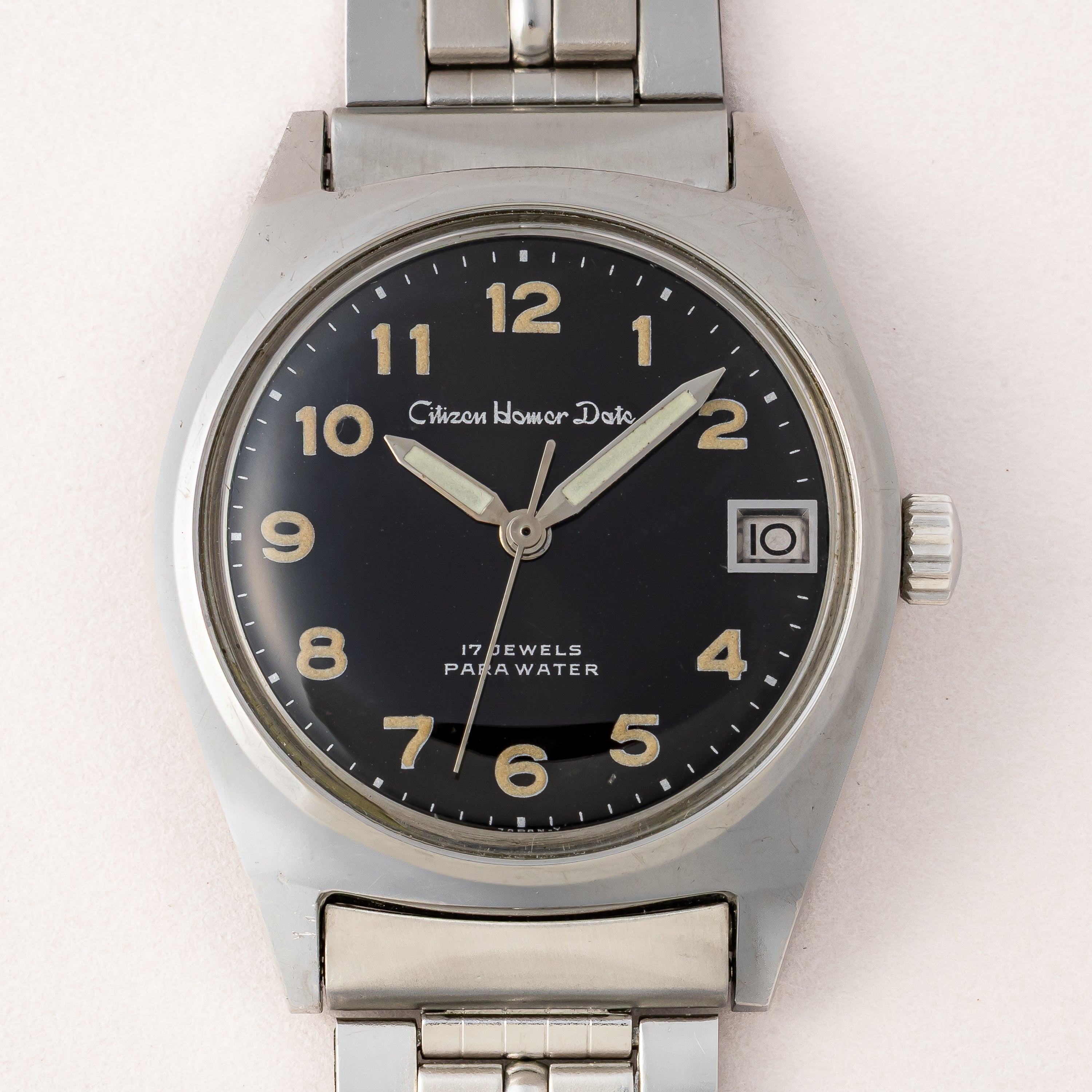 シチズン ホーマーデイト 1968年製 手巻き 全アラビアダイヤル
