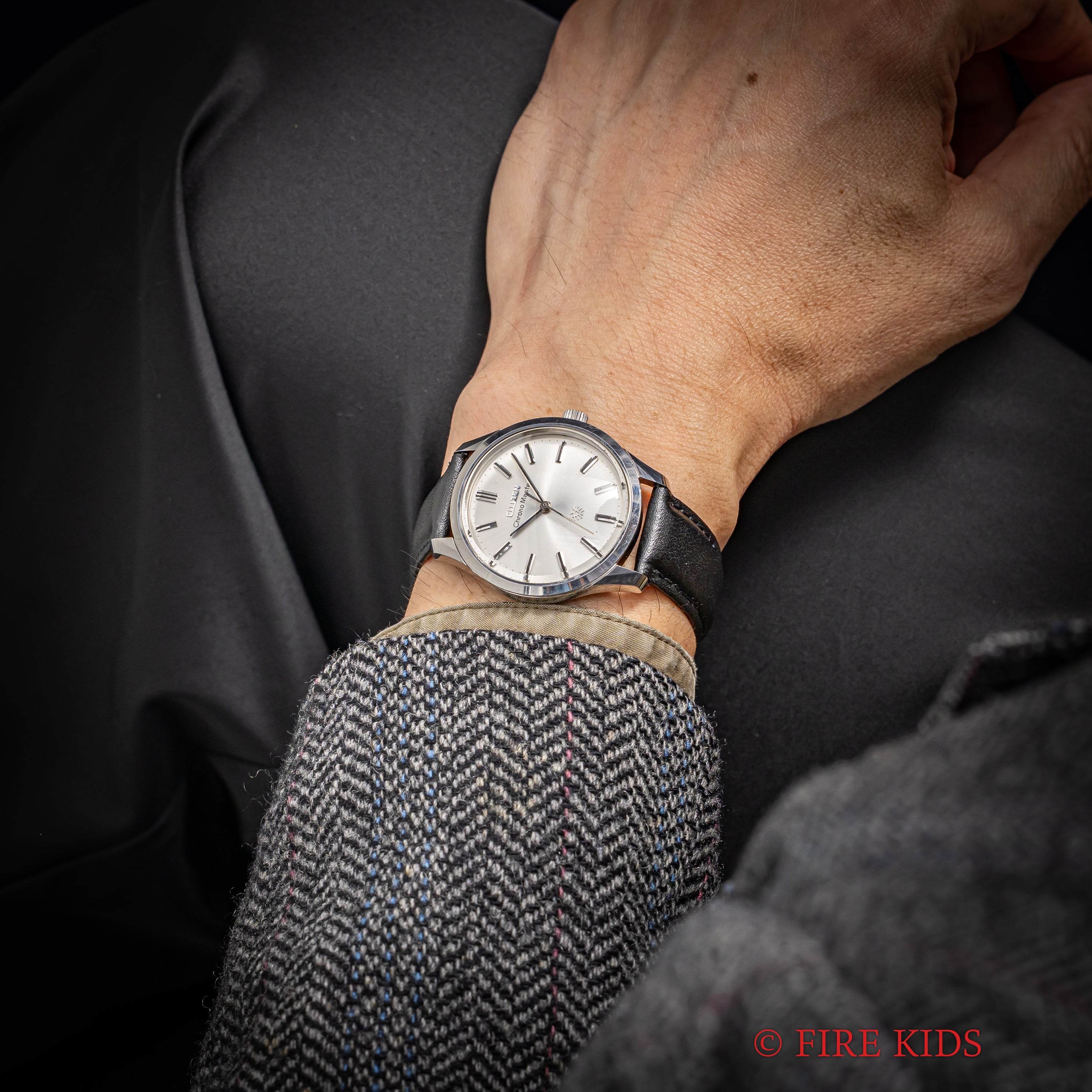 シチズン クロノマスター初期型 ノンデイト手巻き 1968年製 Ref.HOOS 3002-Y 鷲メダル