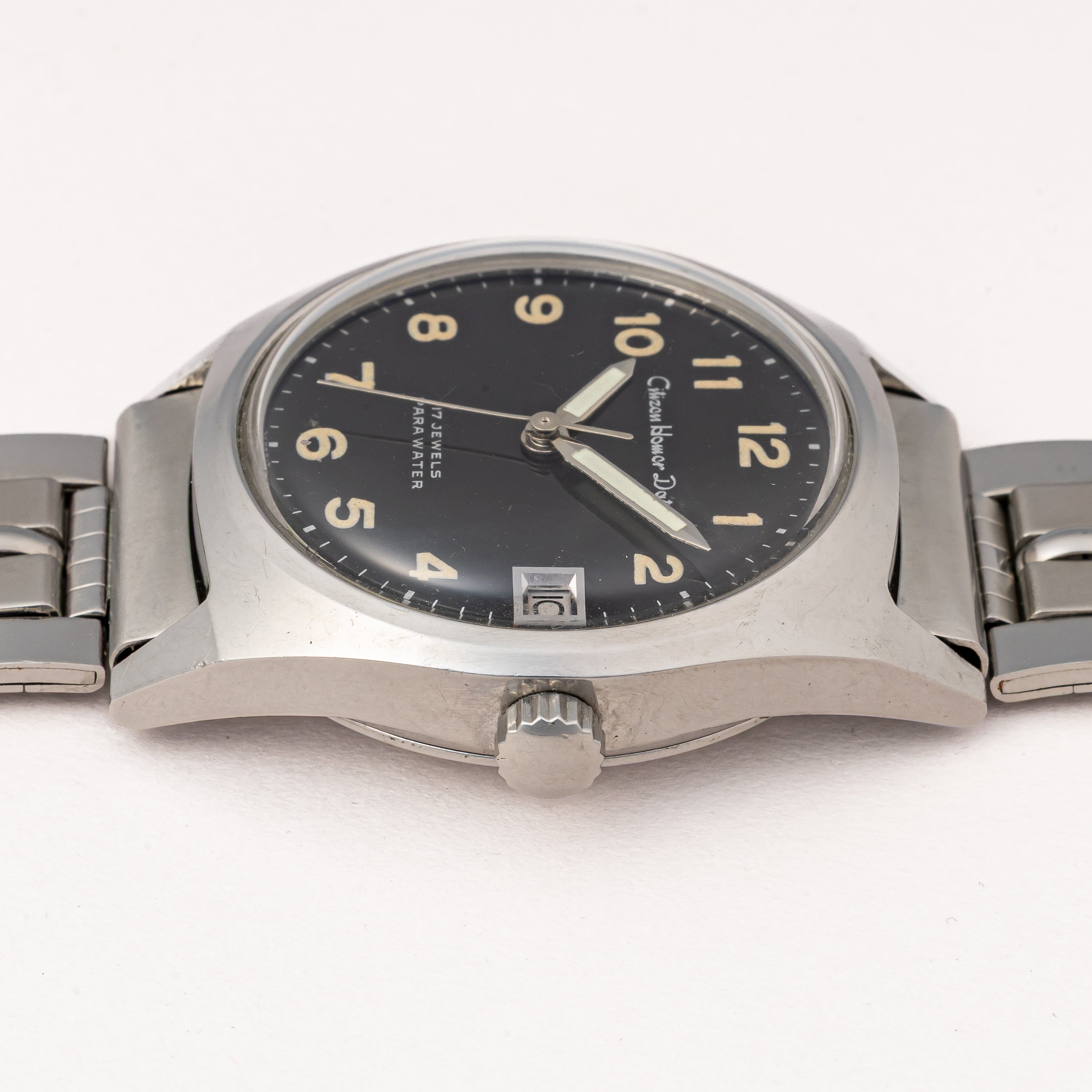 シチズン ホーマーデイト 1968年製 手巻き 全アラビアダイヤル