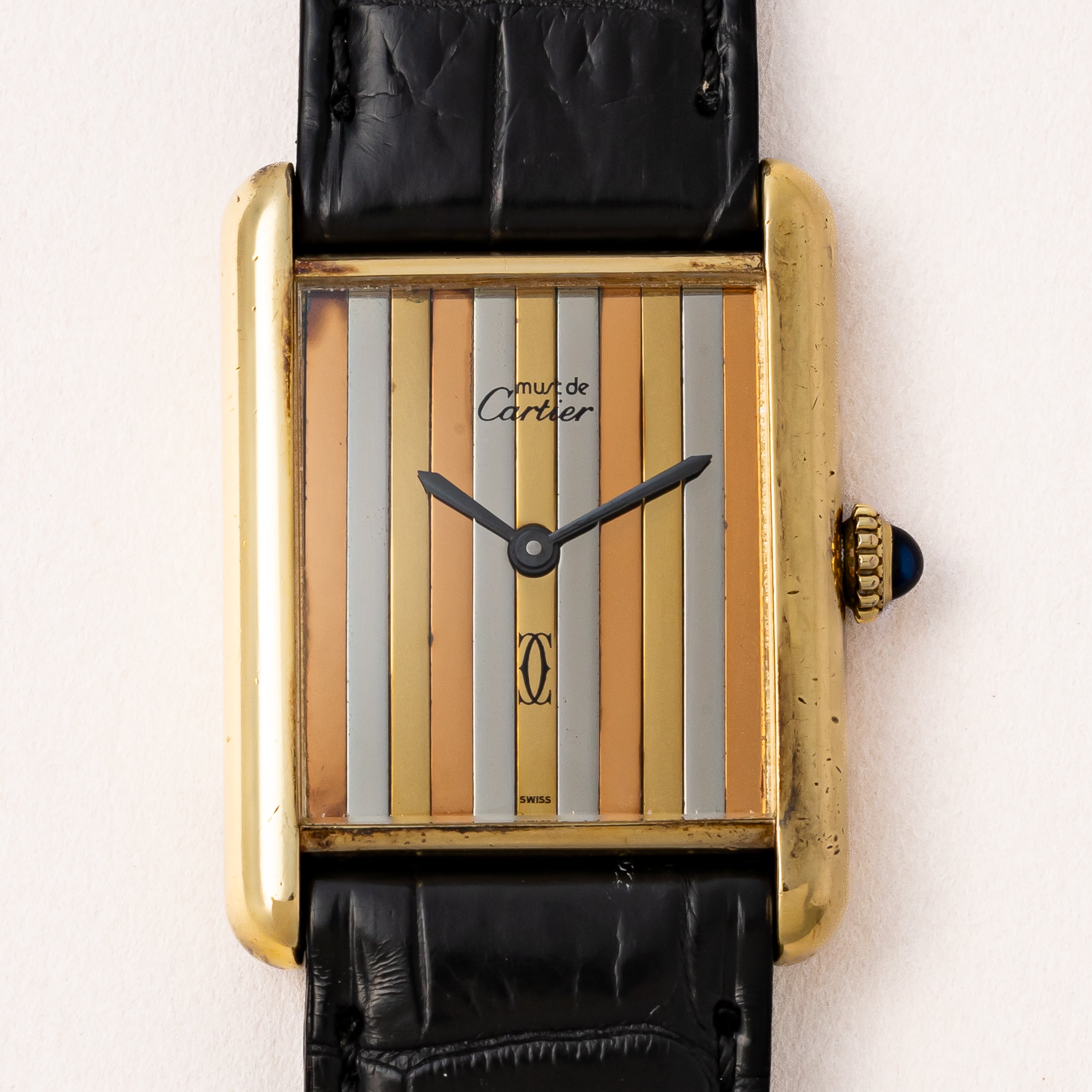 カルティエ マストタンク 1980年代製 LMサイズ トリニティダイヤル