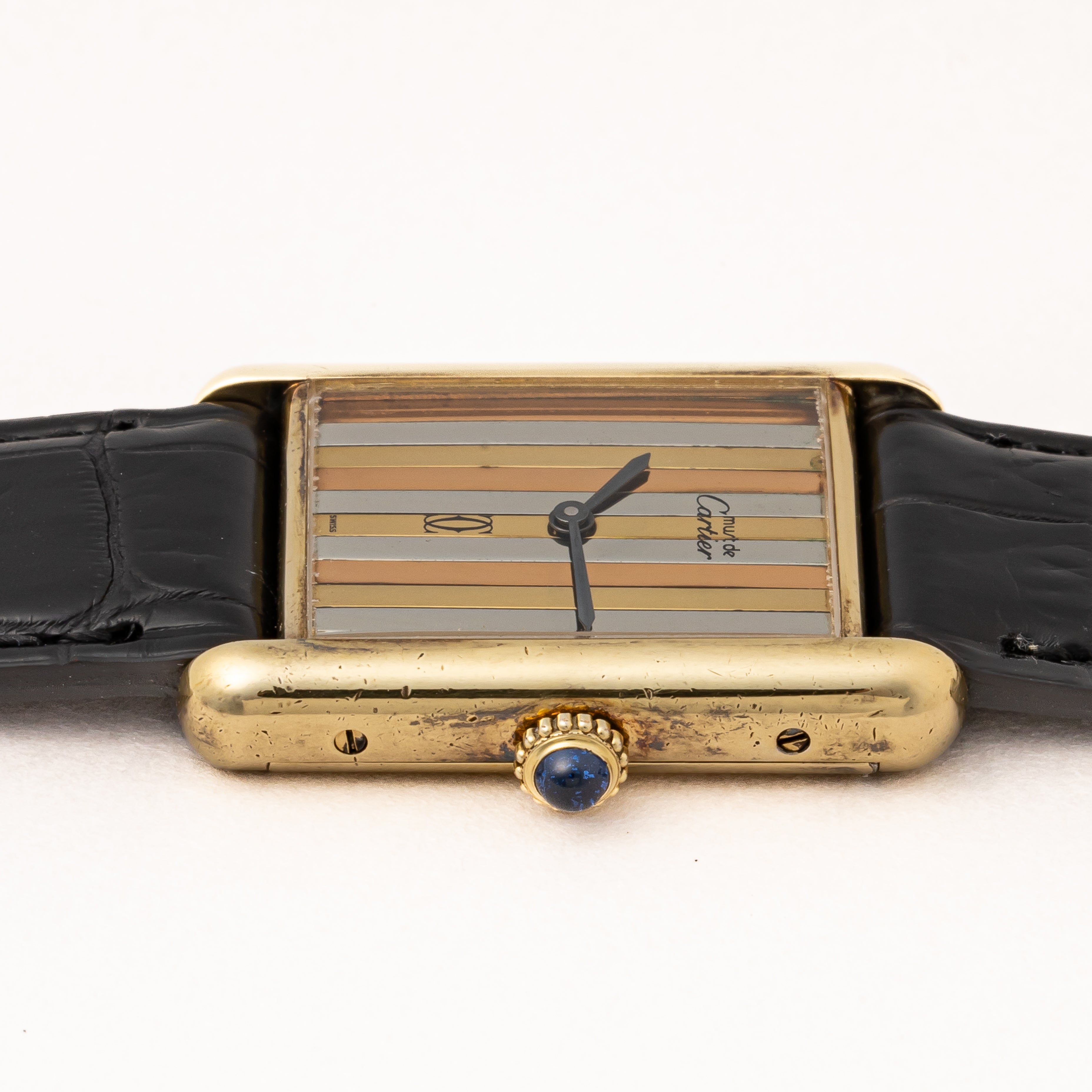 カルティエ マストタンク 1980年代製 LMサイズ トリニティダイヤル