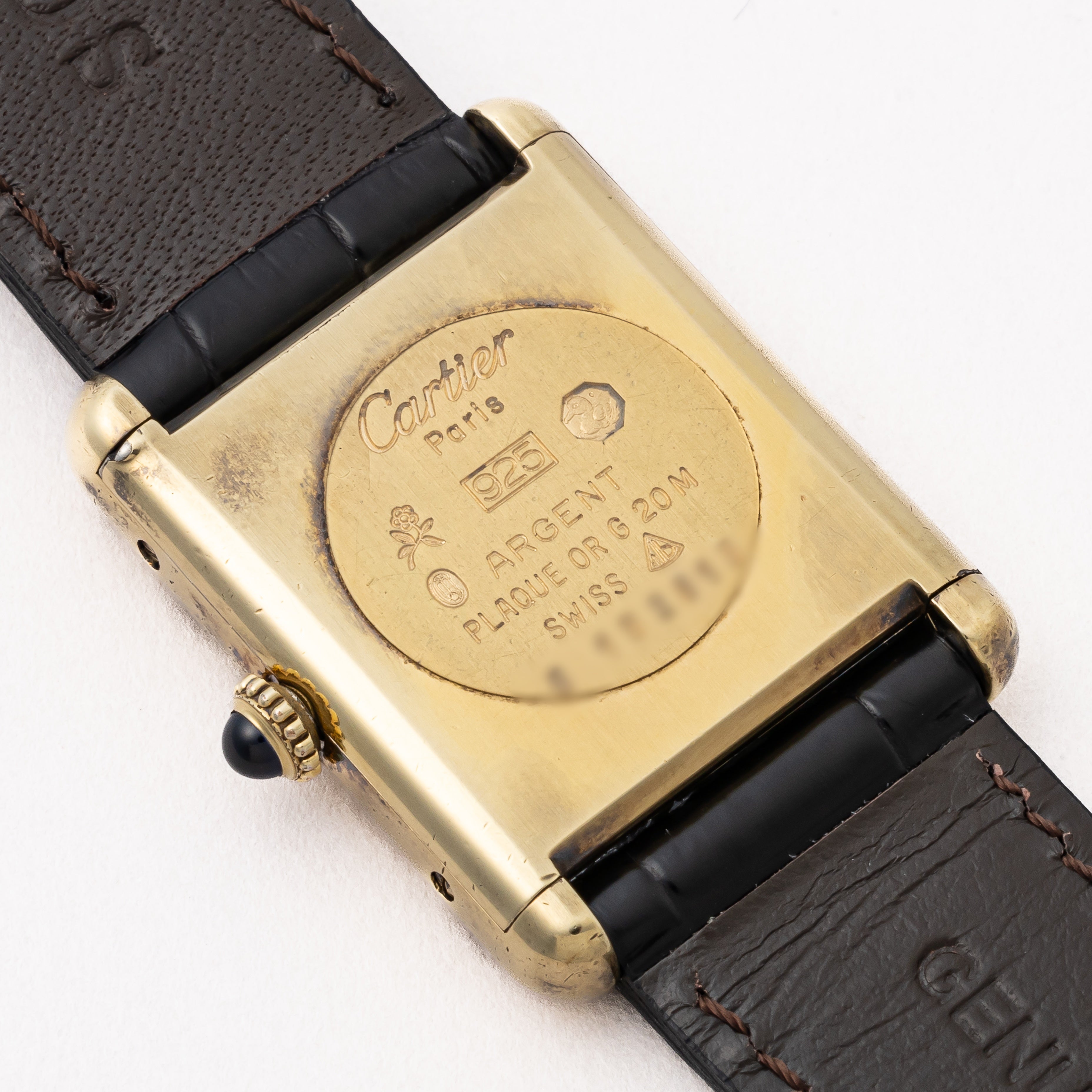 カルティエ マストタンク 1980年代製 LMサイズ トリニティダイヤル