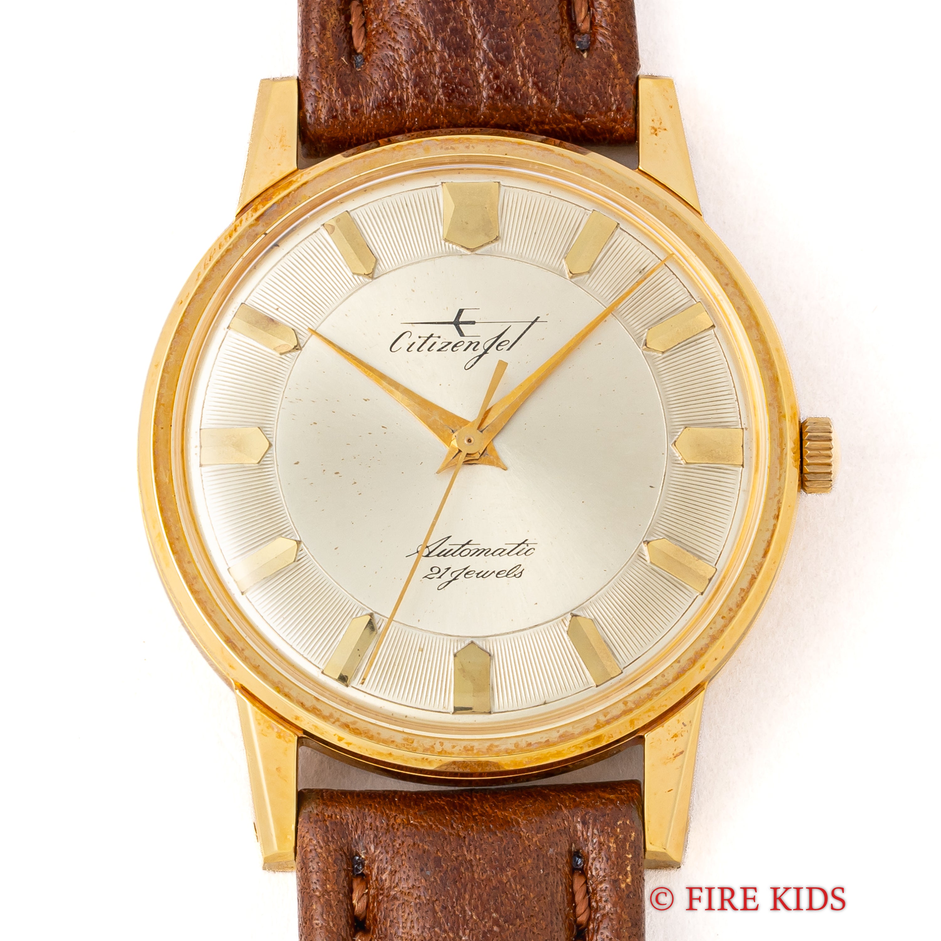 シチズン ジェット 1965年製 21石自動巻き ツートンダイヤル ノンデイト