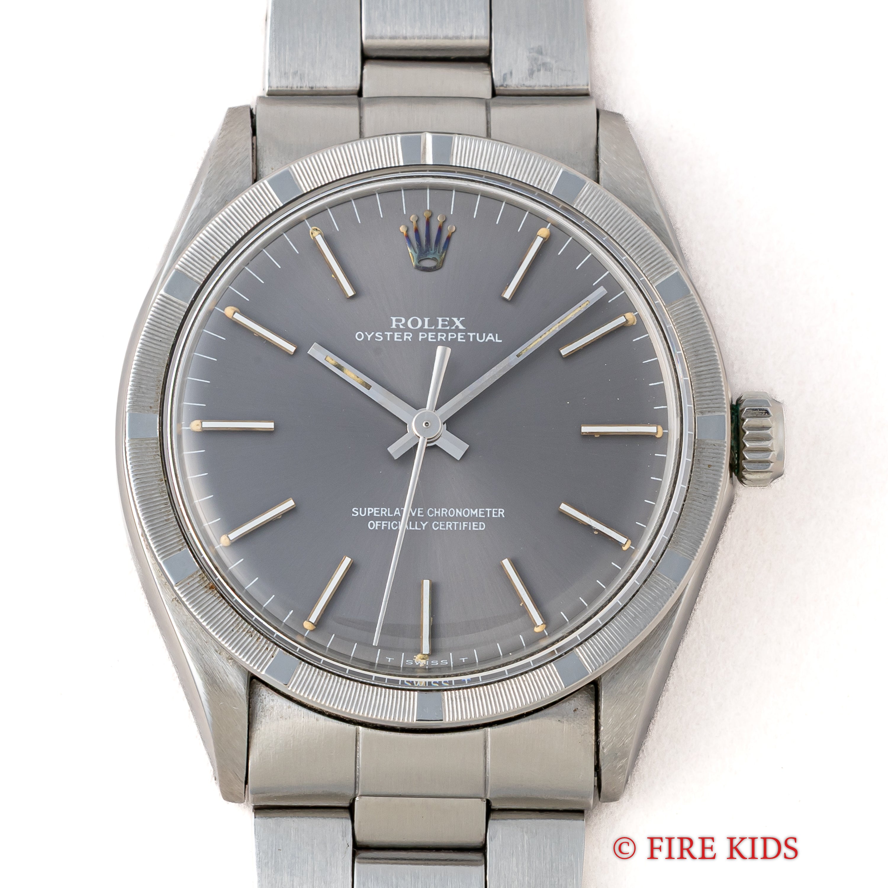 ロレックス オイスターパーペチュアル 1969年製 Ref.1007 純正巻きブレス付き