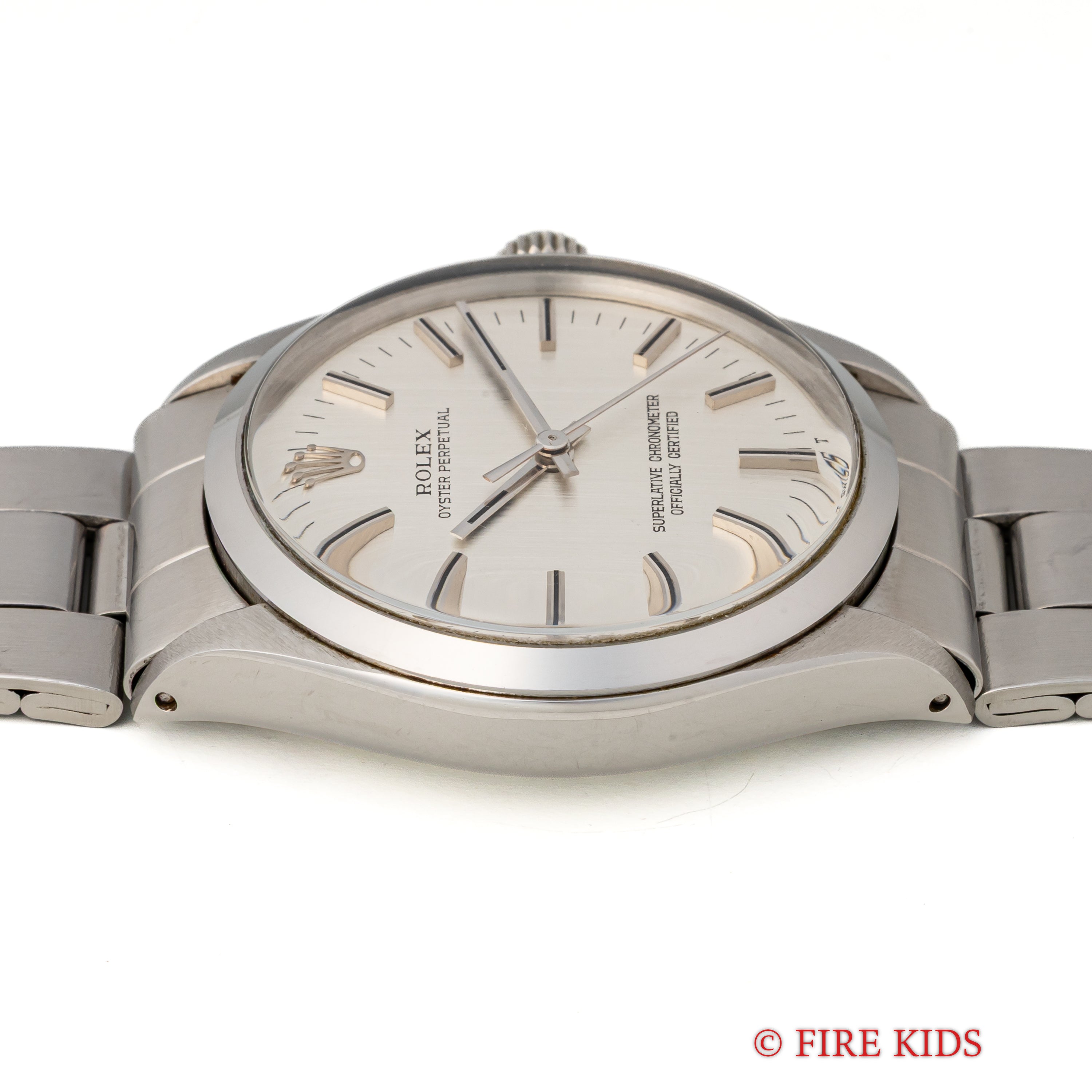 ロレックス オイスターパーペチュアル 1971年製 Ref.1002 箱、ギャラ、タグ付き