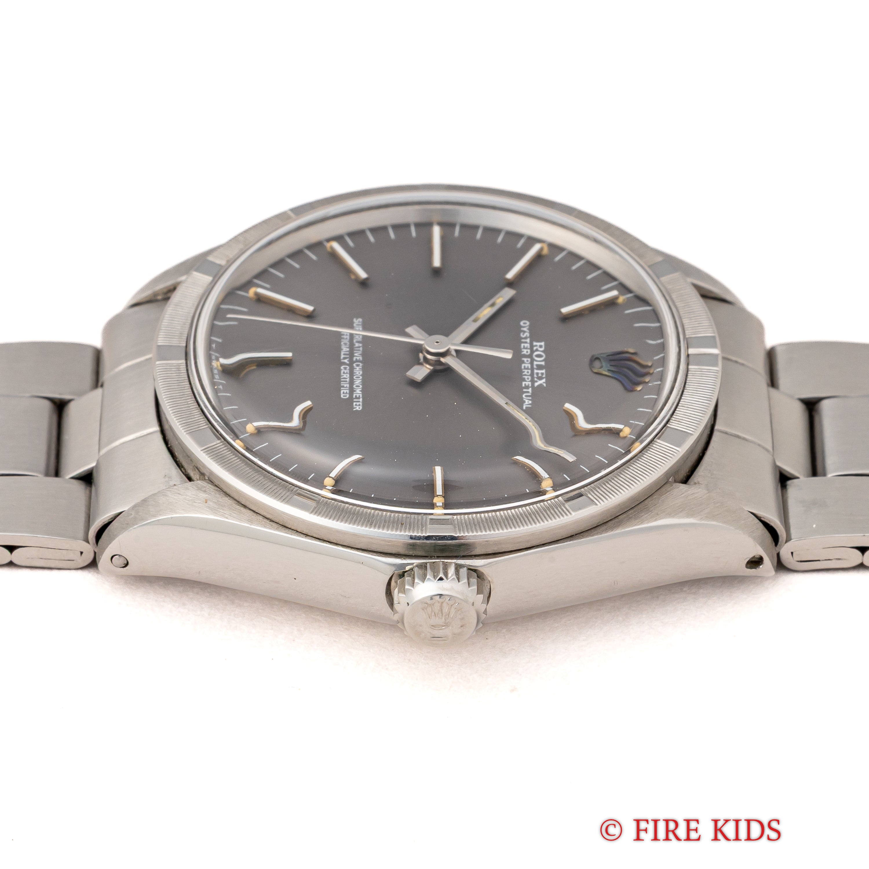 ロレックス オイスターパーペチュアル 1969年製 Ref.1007 純正巻きブレス付き