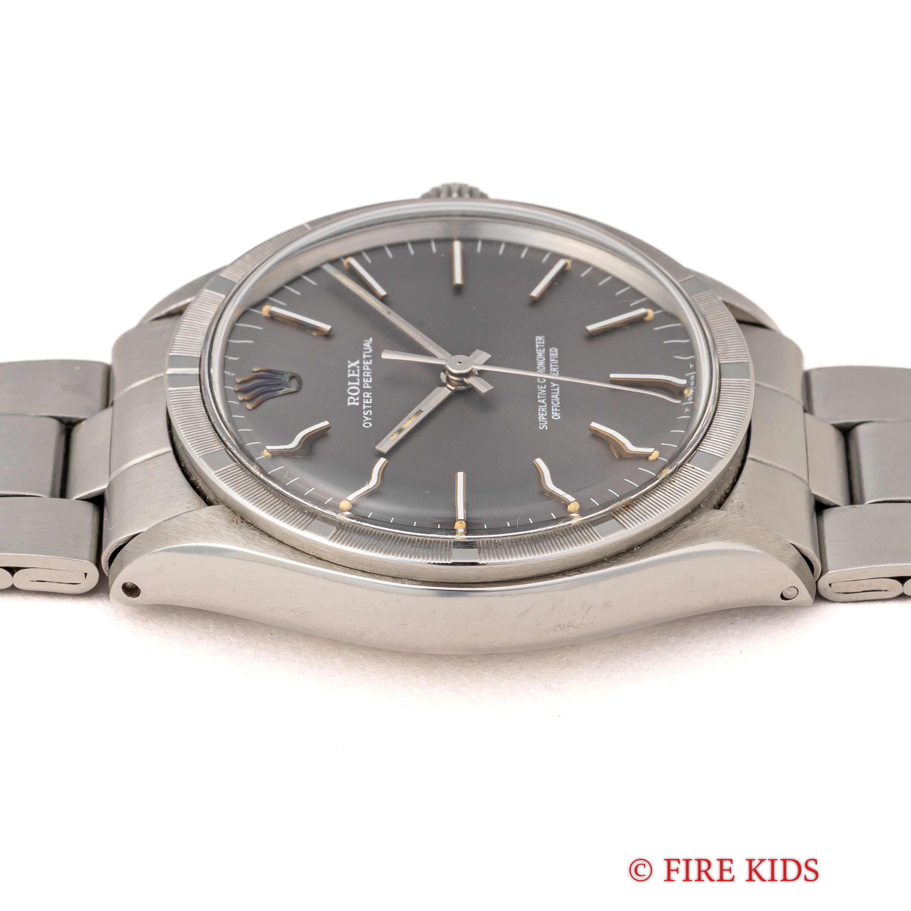 ロレックス オイスターパーペチュアル 1969年製 Ref.1007 純正巻きブレス付き