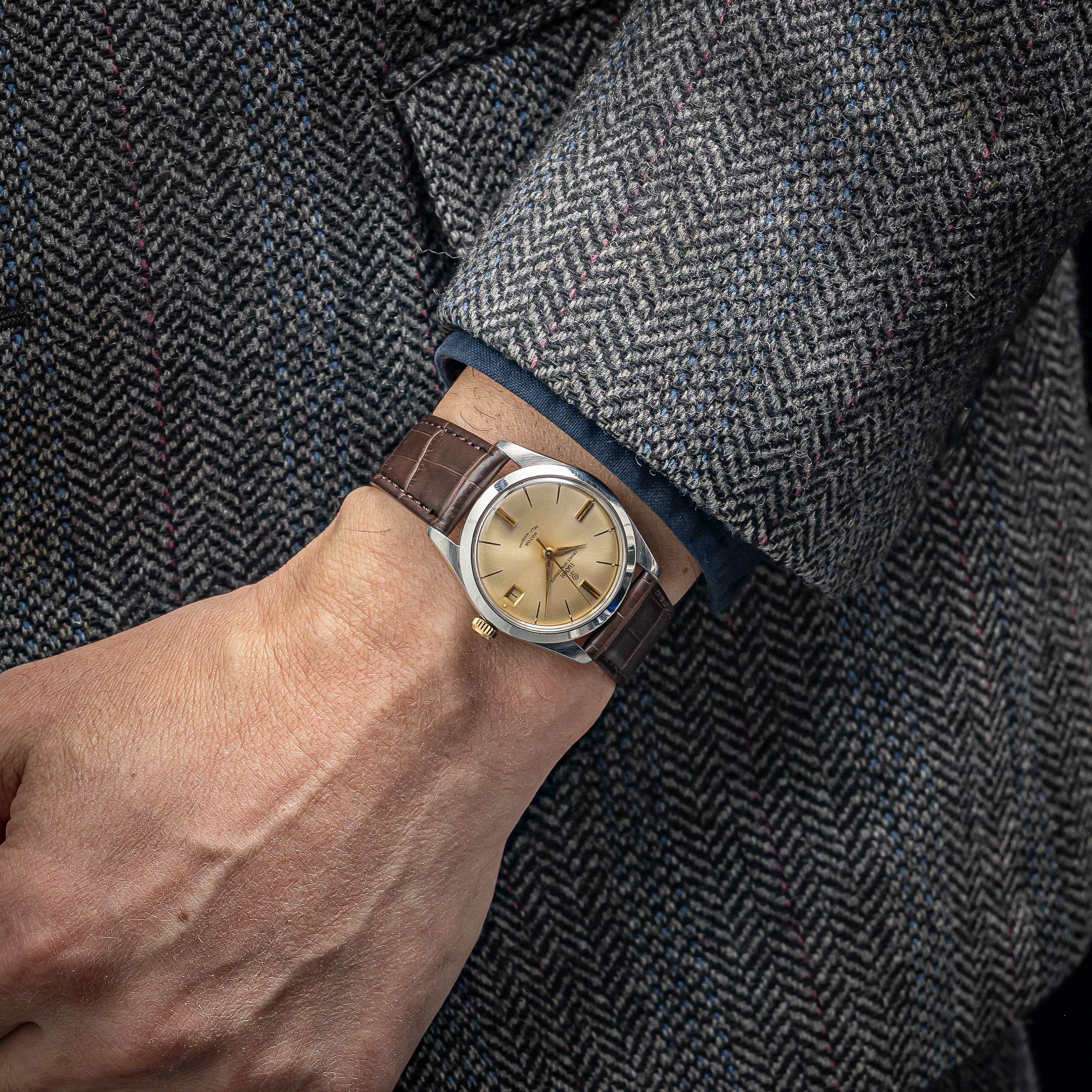 チューダー 小薔薇 プリンスオイスターデイト 1966年製 Ref.7995 自動巻 王冠リューズ