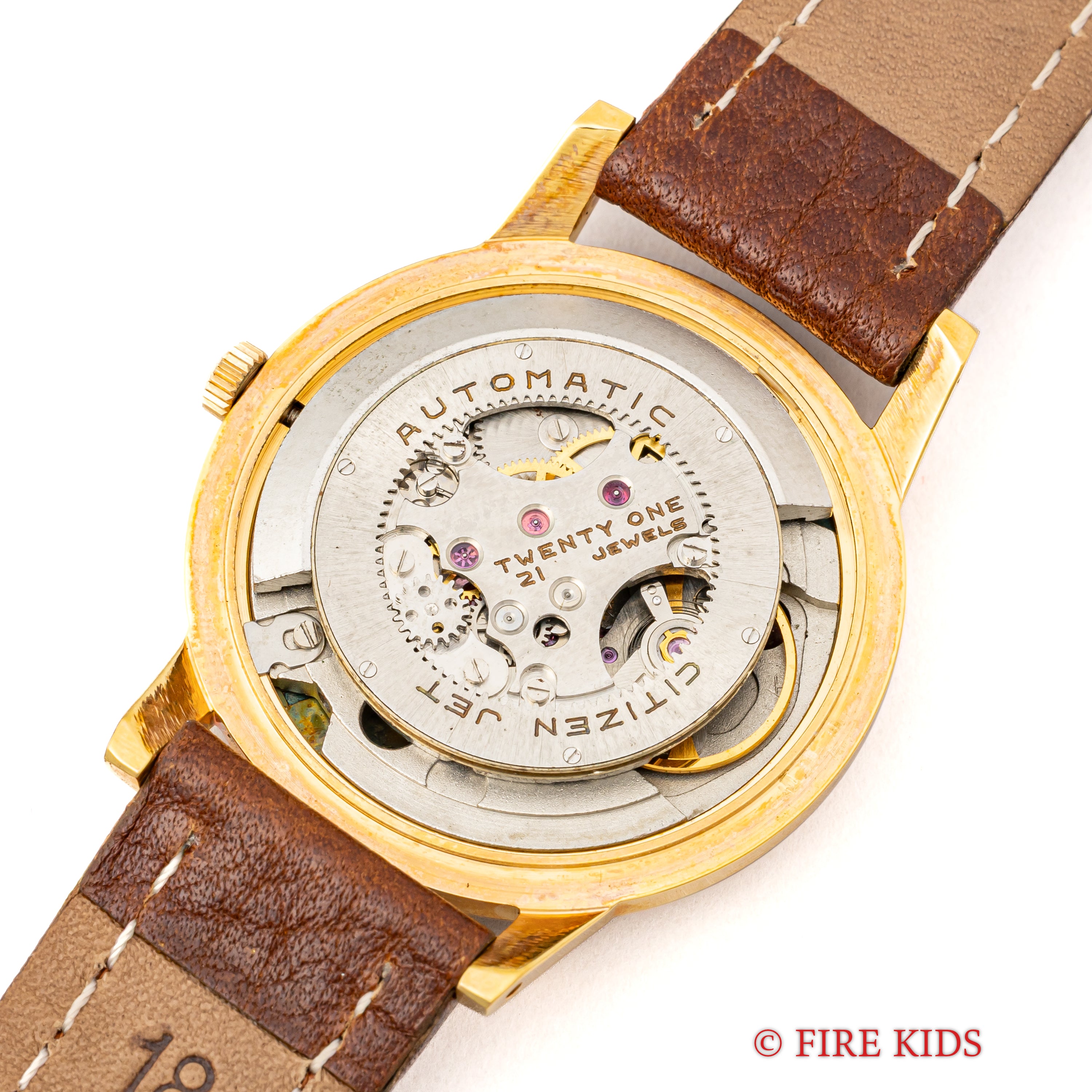 シチズン ジェット 1965年製 21石自動巻き ツートンダイヤル ノンデイト