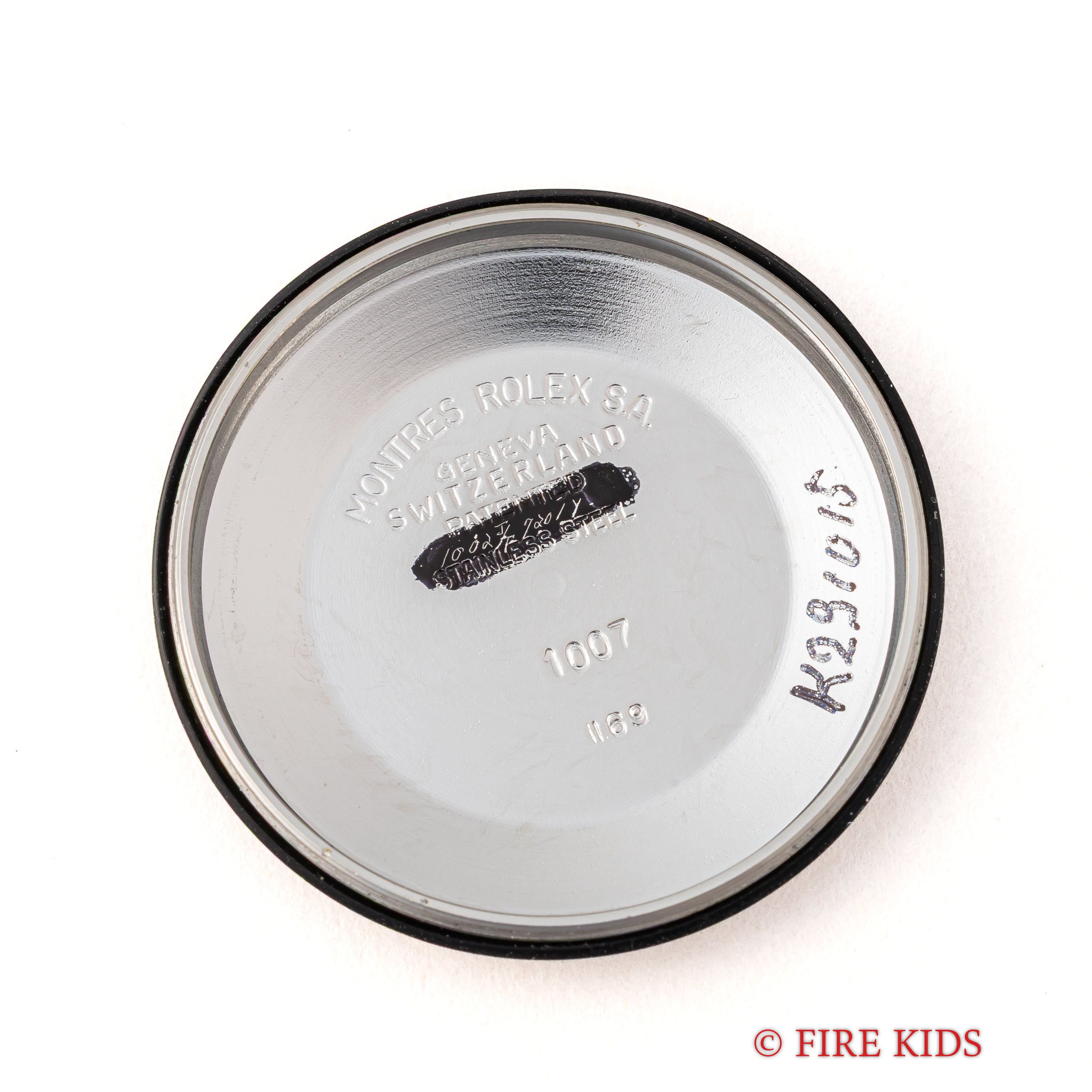 ロレックス オイスターパーペチュアル 1969年製 Ref.1007 純正巻きブレス付き