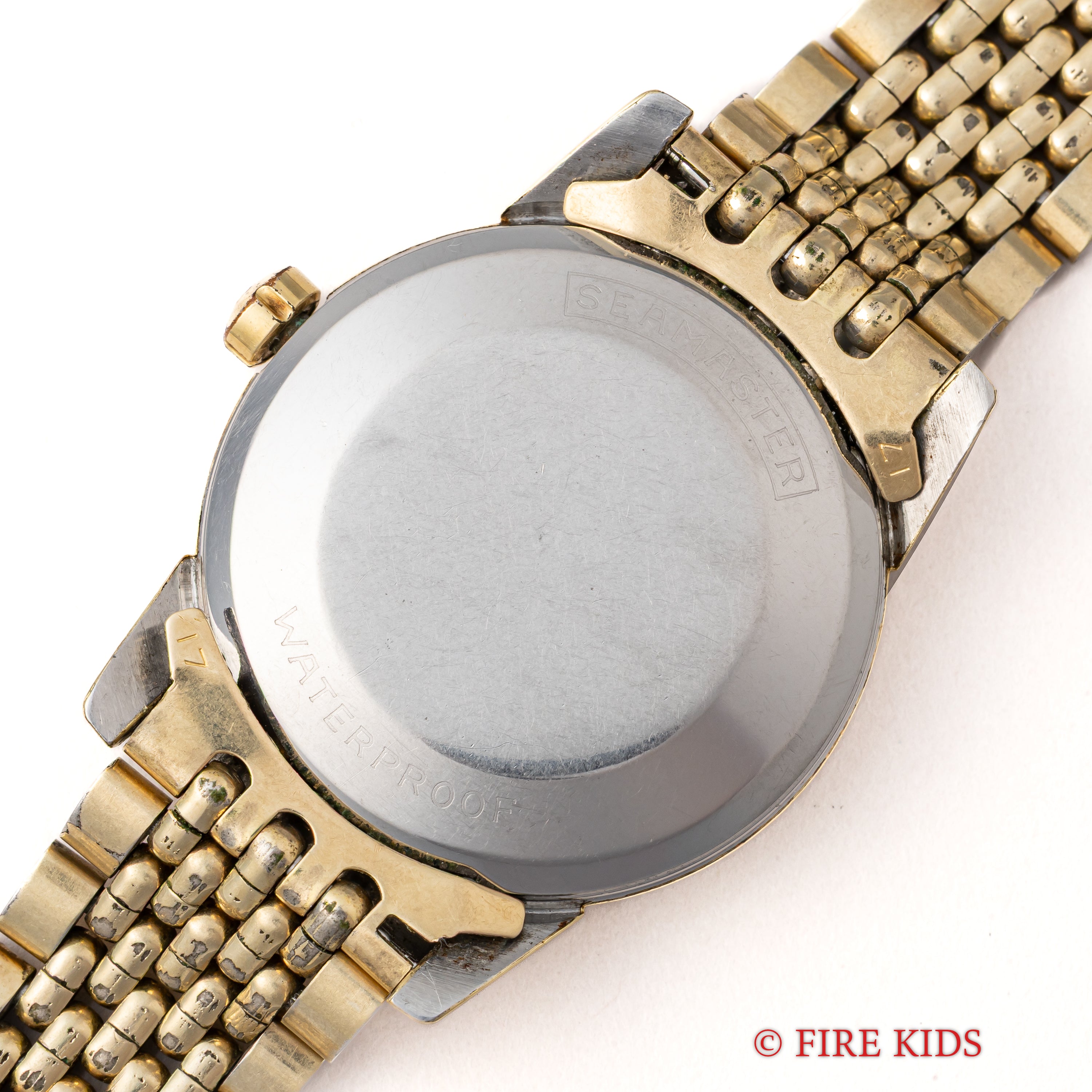 オメガ シーマスター ツートンダイヤル 1956年製 トップゴールドケース 純正ブレス