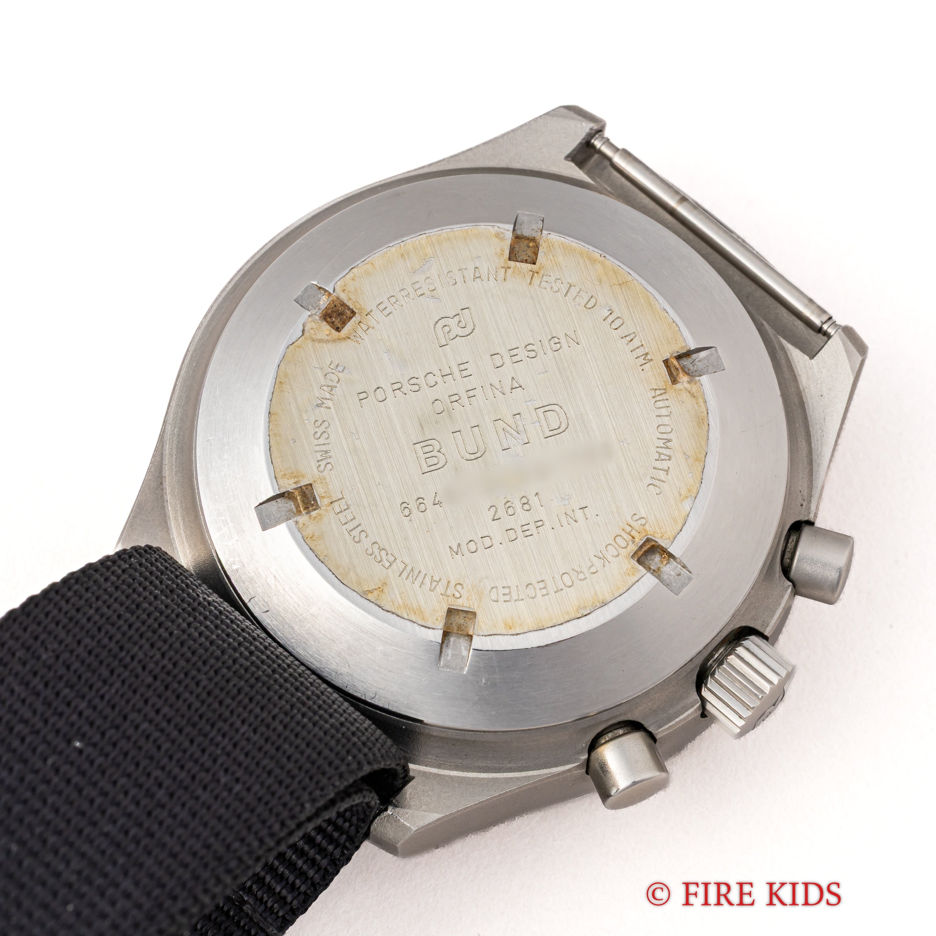 ポルシェデザイン 西ドイツ空軍パイロットウォッチ 3H 1980年代製 自動巻クロノグラフ レマニア5100 オルフィナ