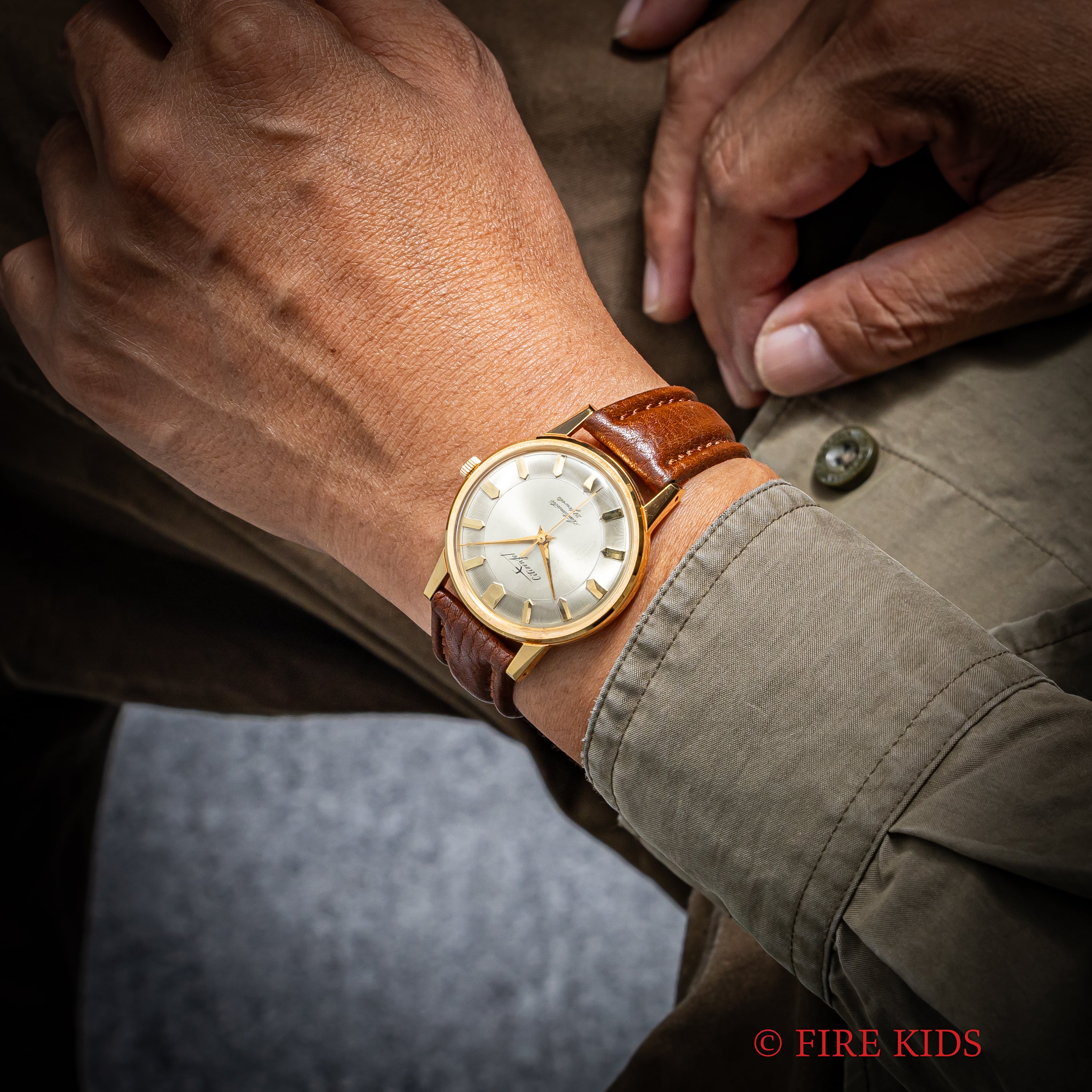 シチズン ジェット 1965年製 21石自動巻き ツートンダイヤル ノンデイト