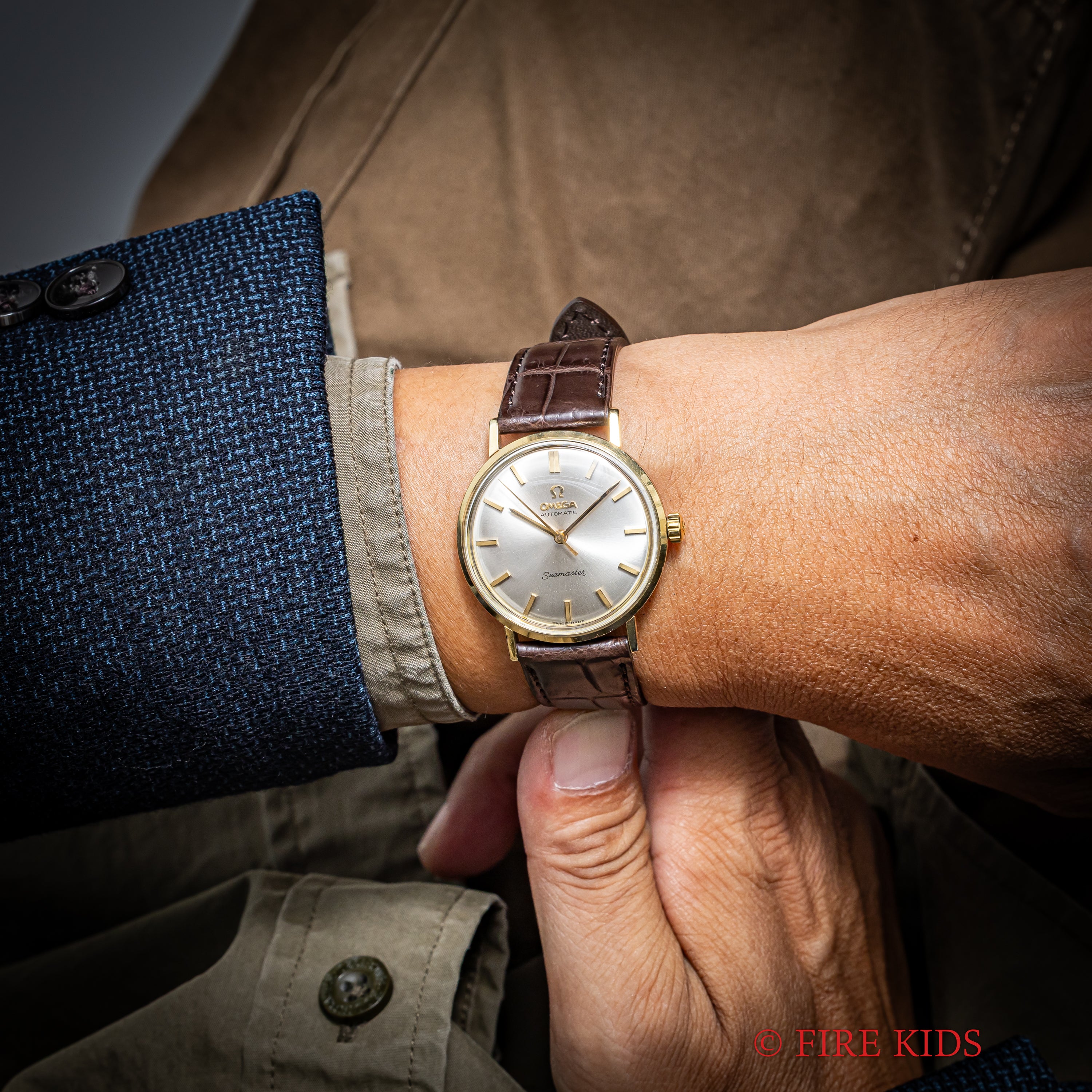 オメガ シーマスター トップゴールド 1962年製 自動巻 Cal.552 Ref.1465 62SC